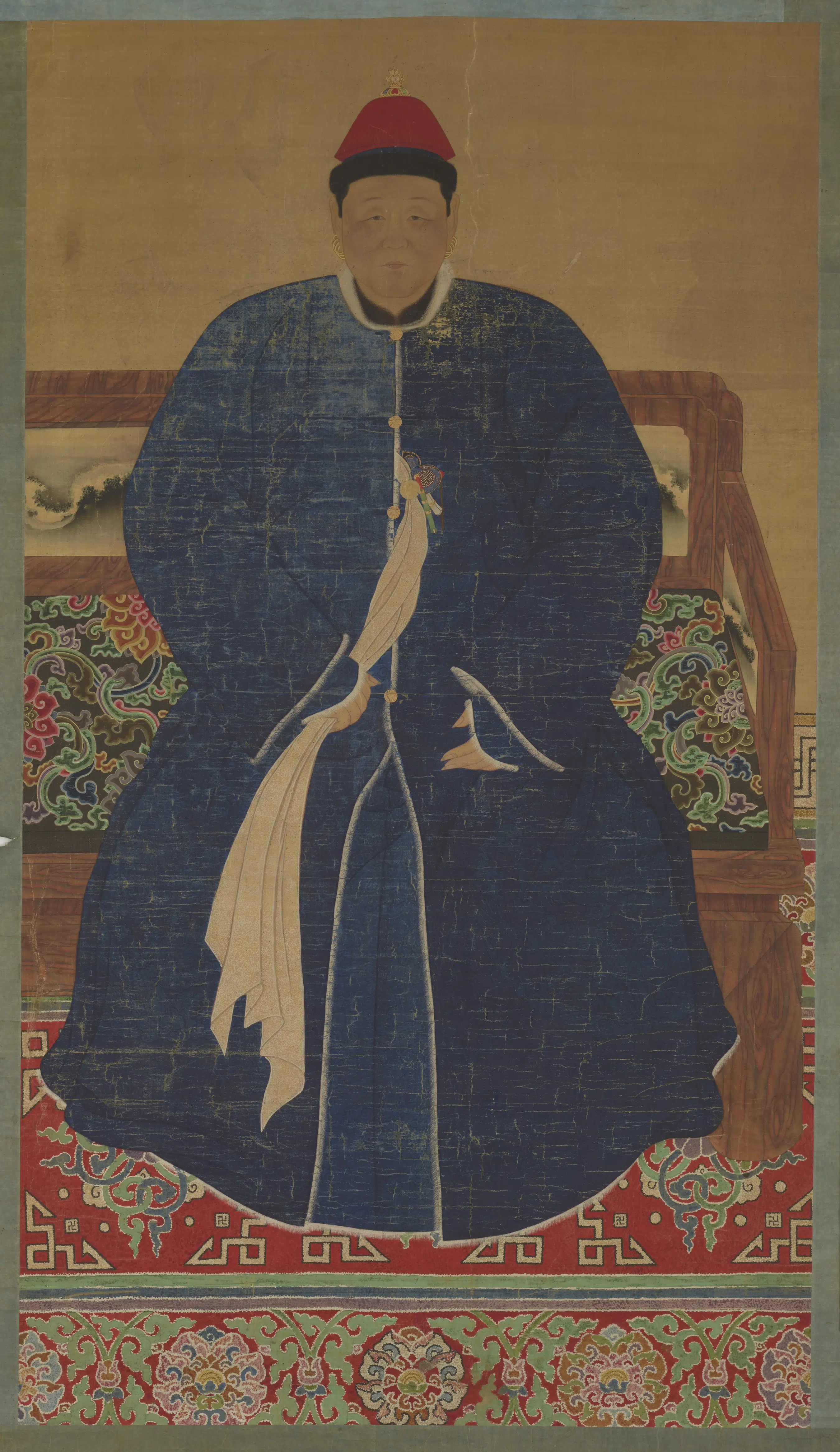【佚名】《孝庄文皇后肖像图》