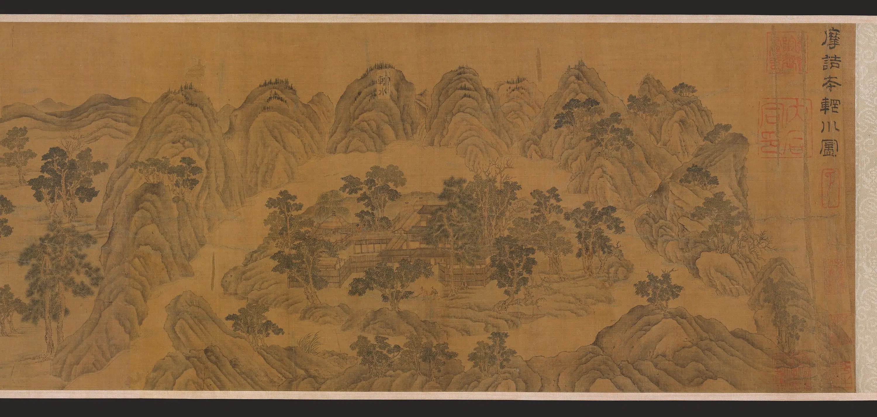 宋朝【郭忠恕】《摹王维辋川图卷-2》 第6张 宋朝【郭忠恕】《摹王维辋川图卷-2》 第6张