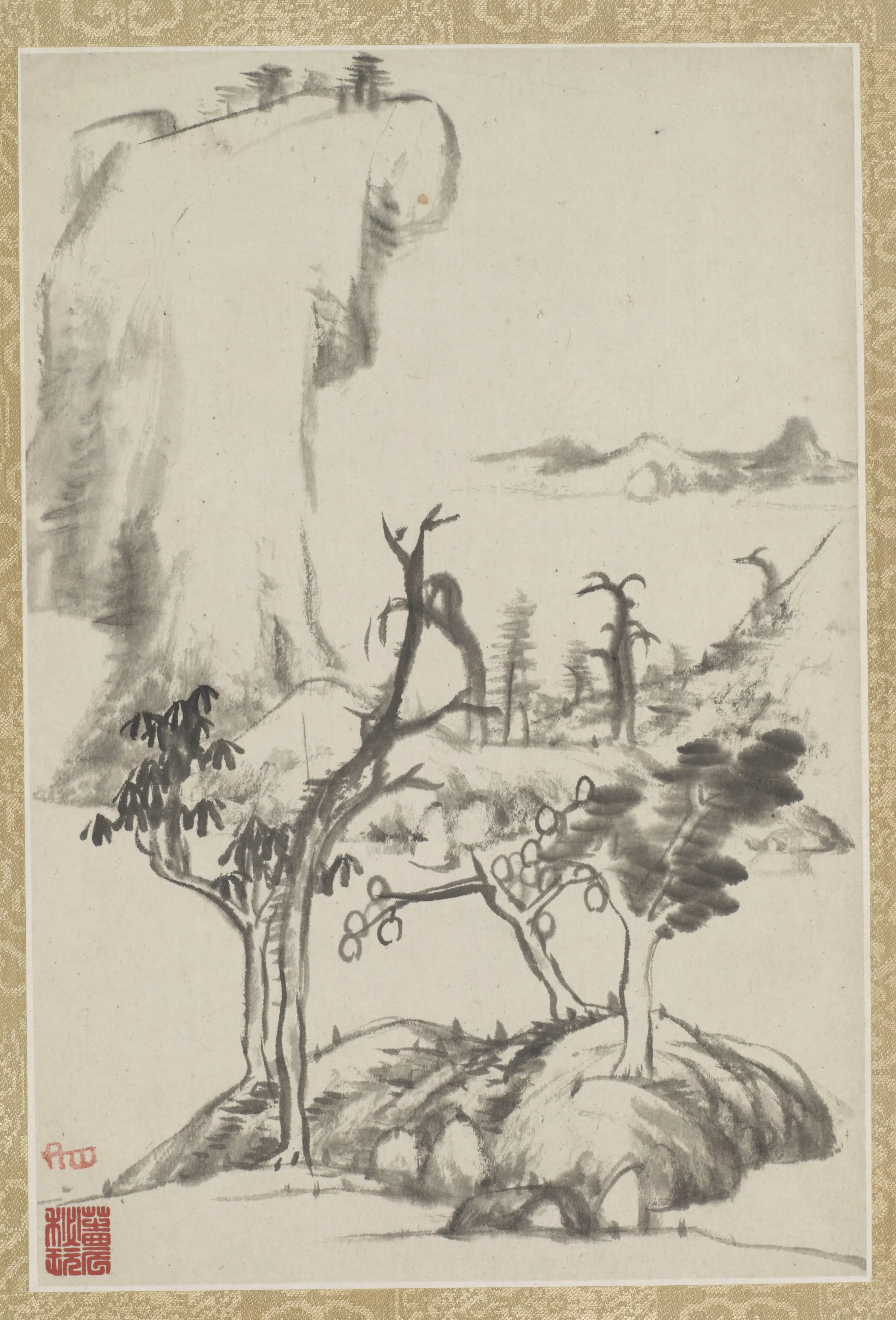 清朝【朱耷】《八大山人书画合册》 第11张
