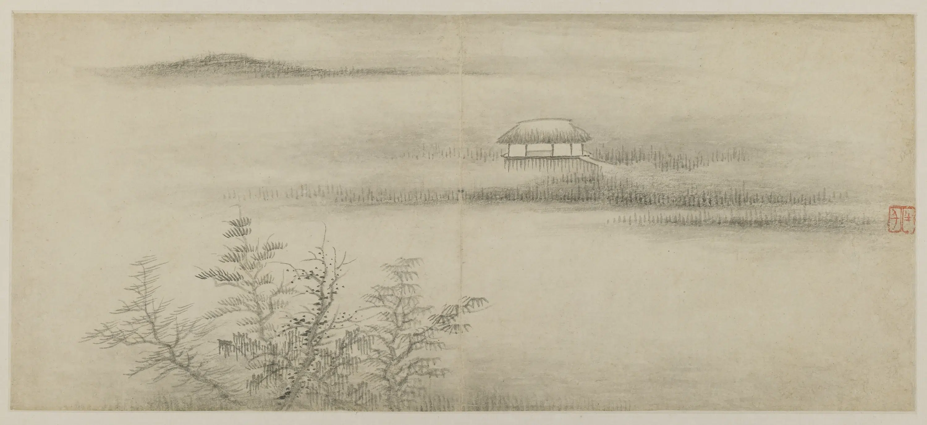 清朝【龚贤】《山水册页-1》