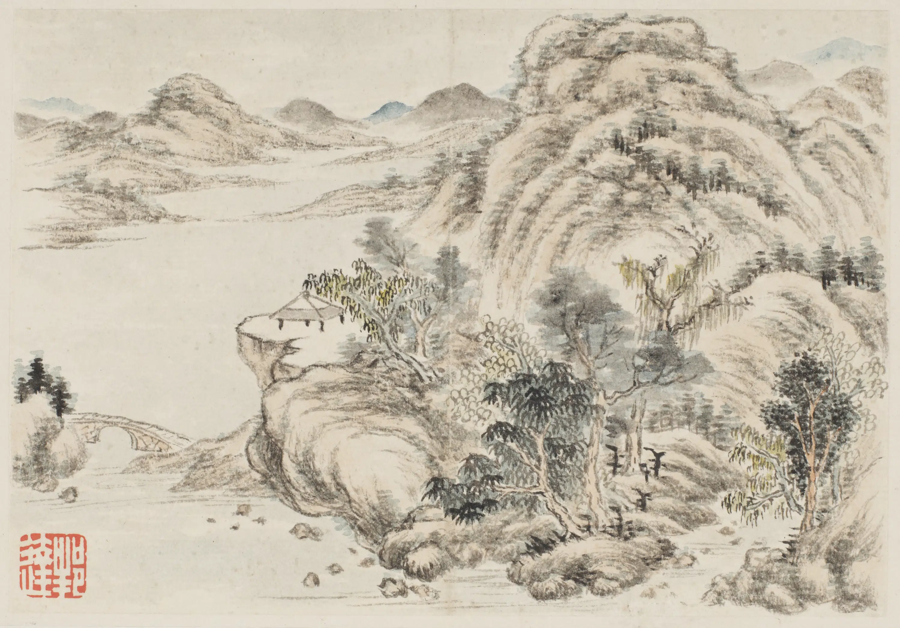 清朝【董邦达】《东山画册》 第22张