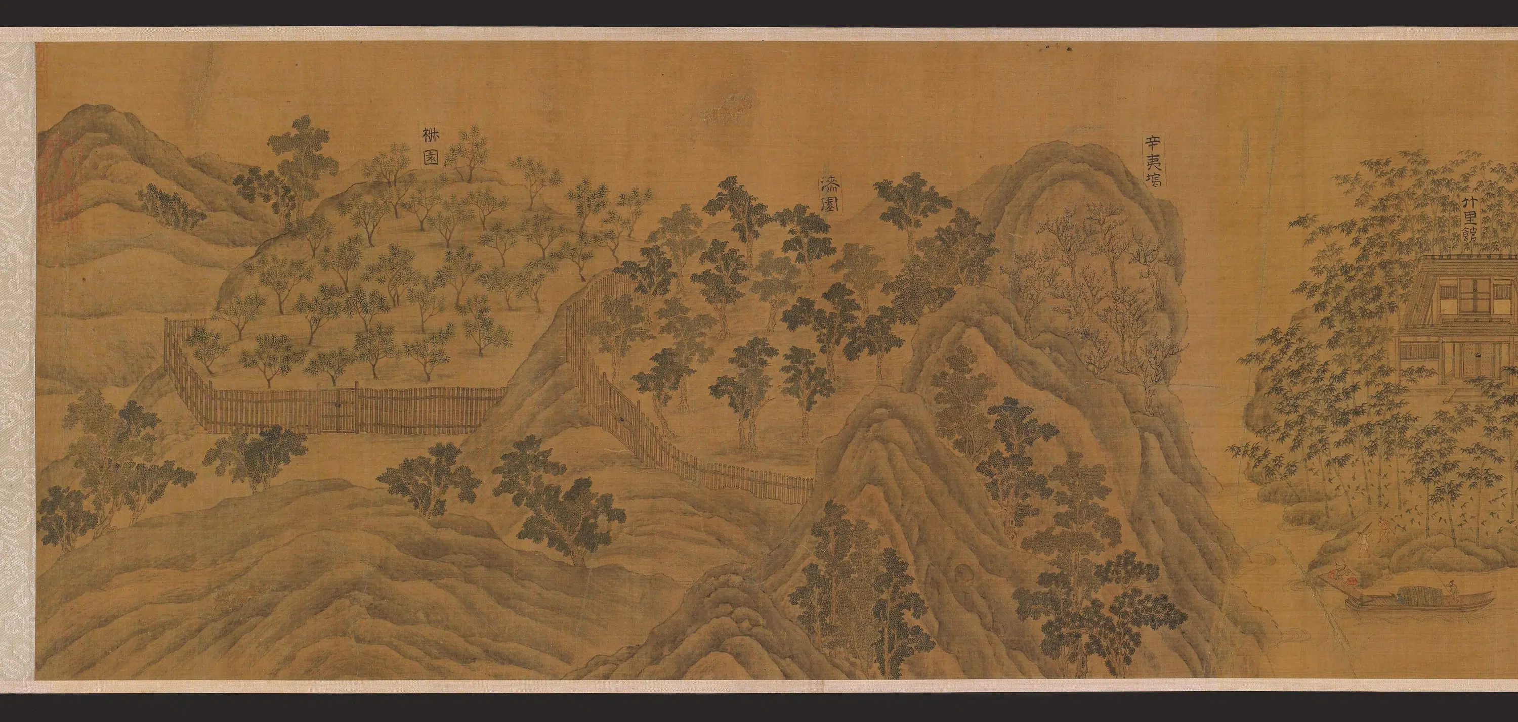 宋朝【郭忠恕】《摹王维辋川图卷-2》