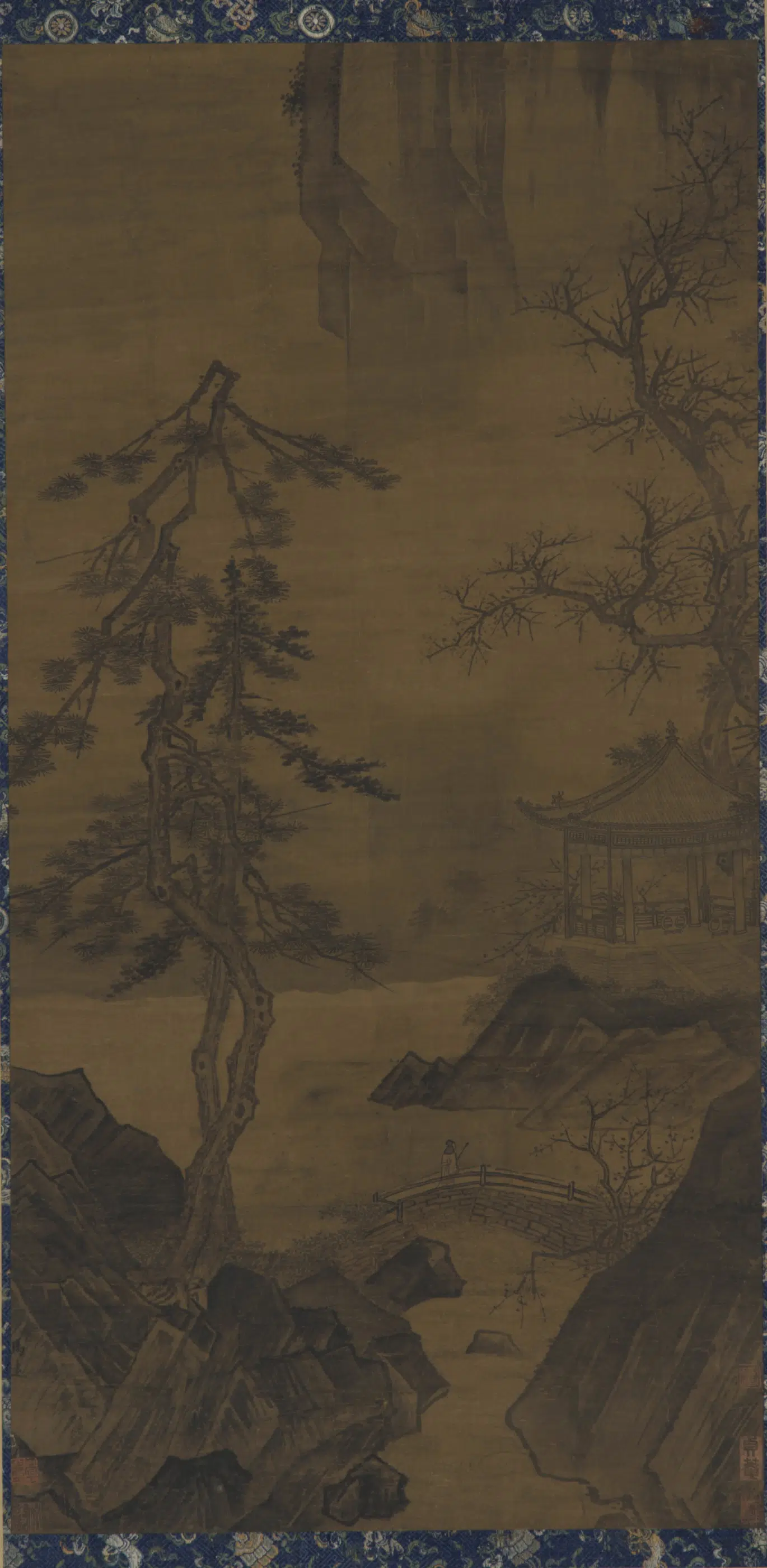 宋朝【马远】《过桥赴亭图》