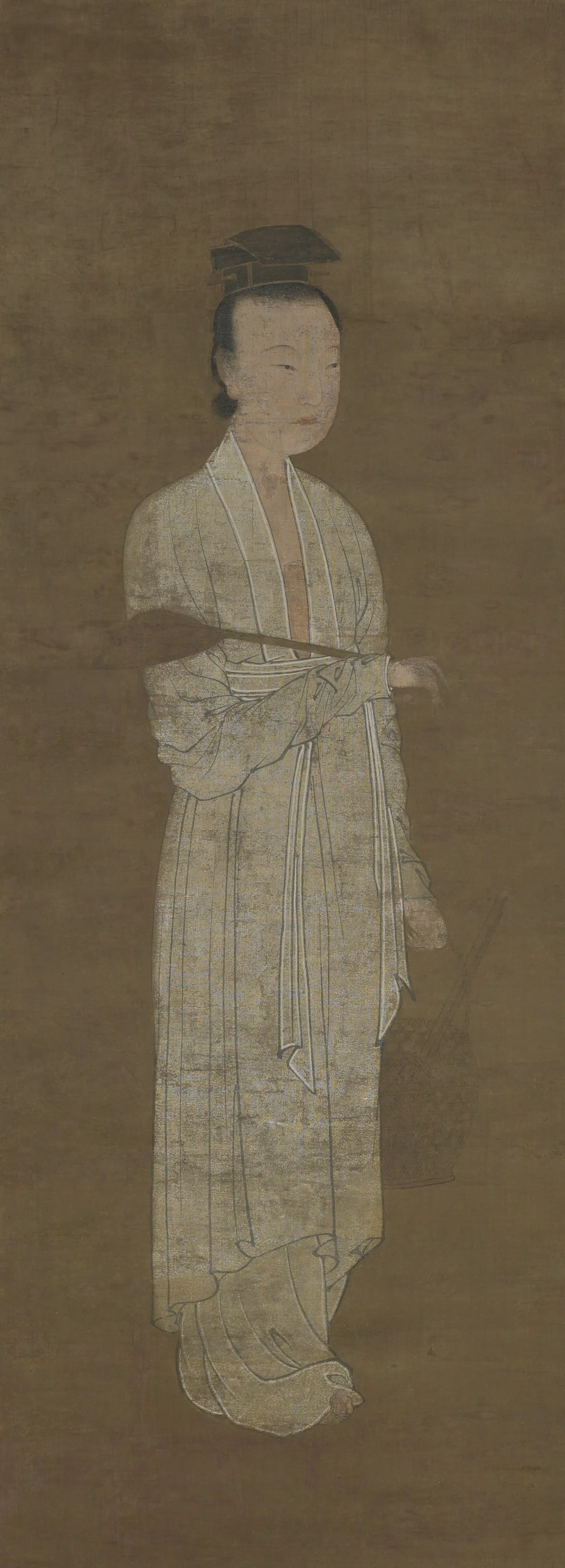 宋朝【何充】《庐媚娘像》