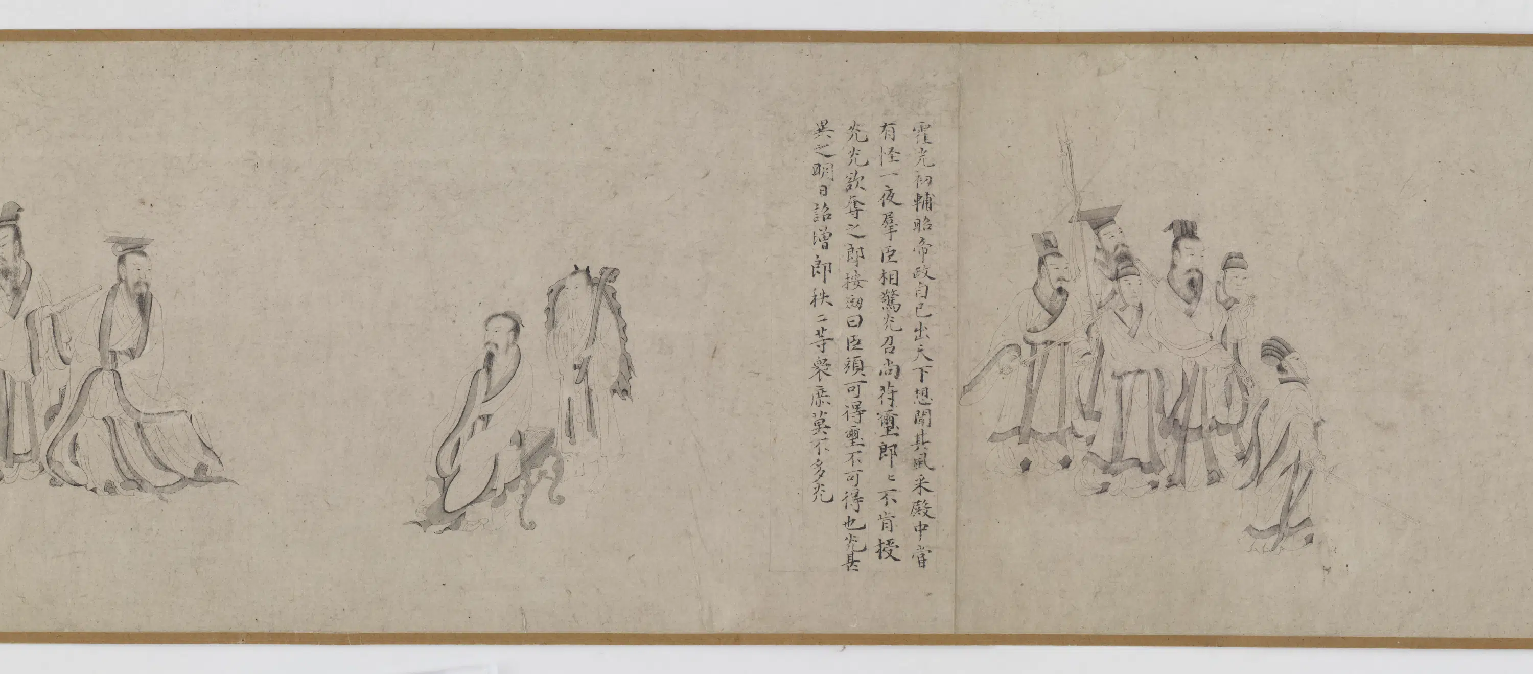 宋朝【李公麟】《古帝王先贤事实图卷》 第4张 宋朝【李公麟】《古帝王先贤事实图卷》 第4张