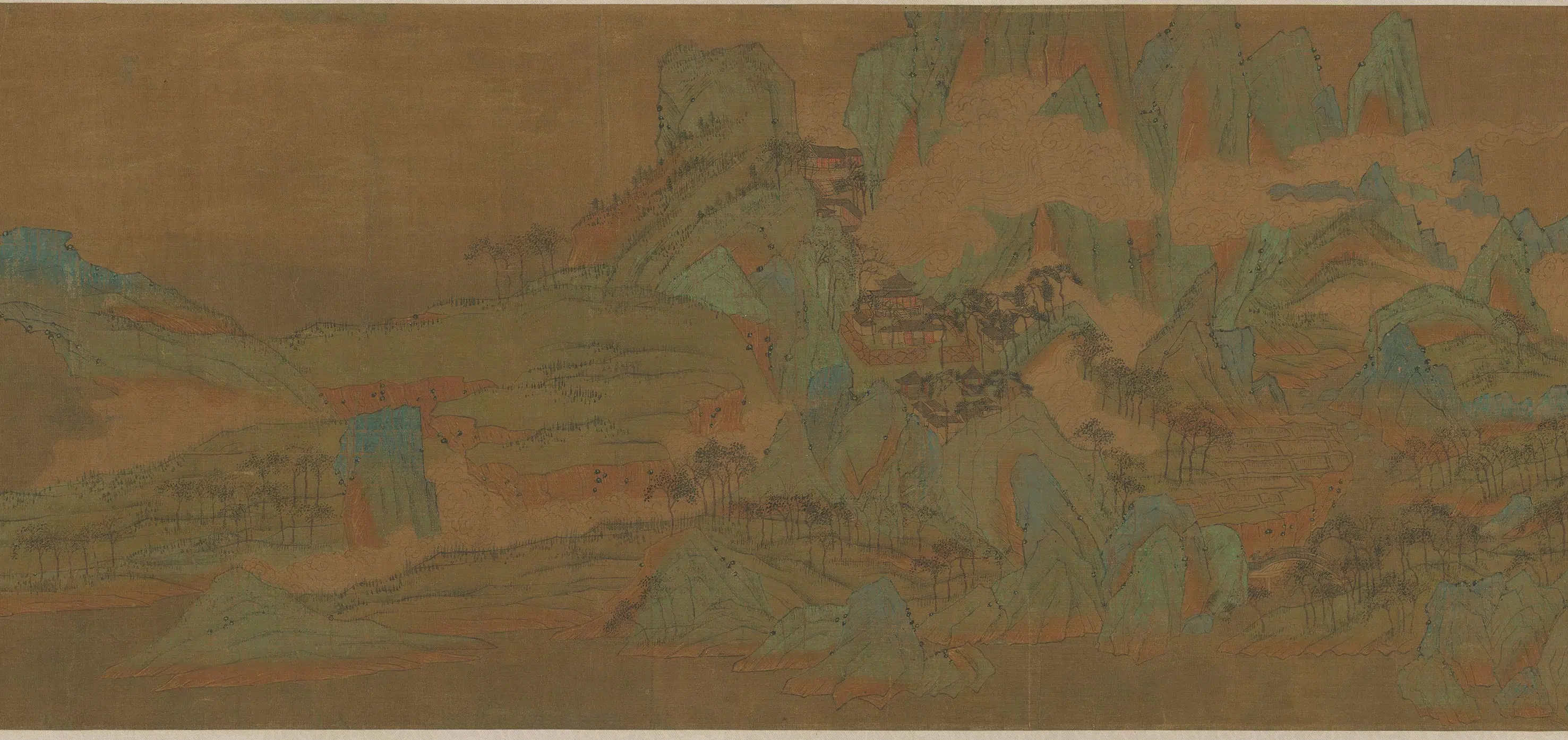 清代【佚名】《地图千里江山图卷》 第3张