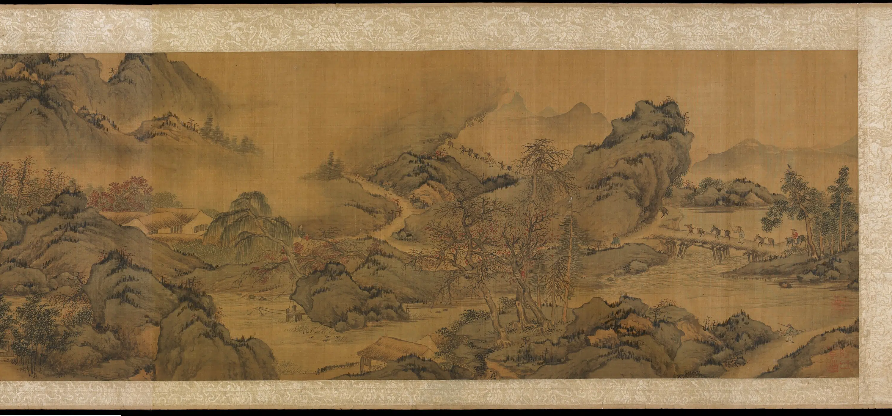 宋朝【郭熙】《溪山行旅图卷》 第4张