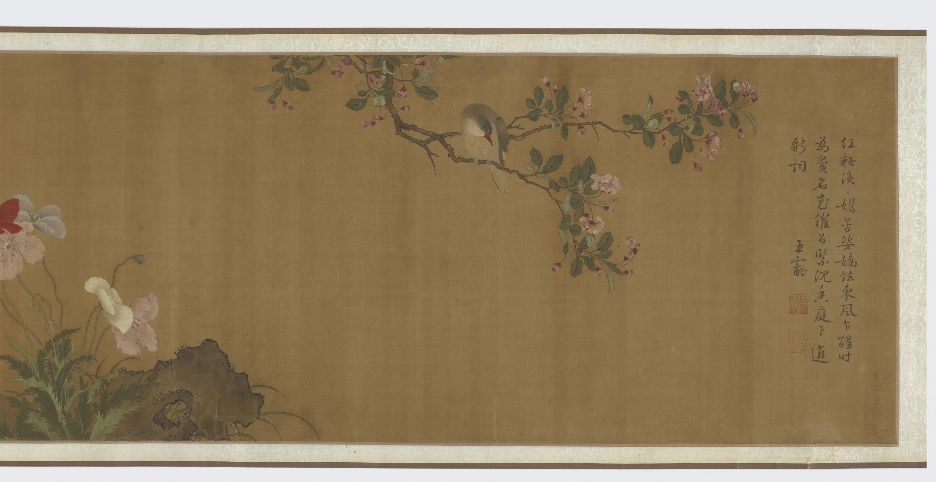 元朝【王渊】《花鸟画卷》 第3张