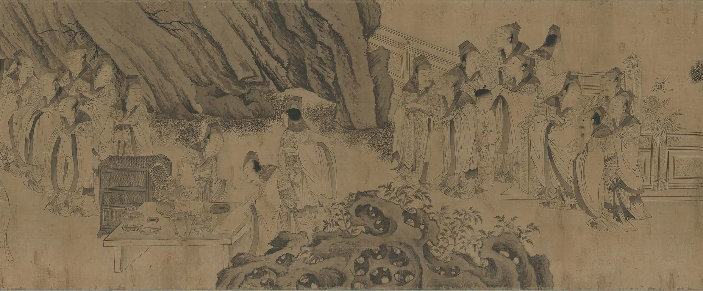 清代【佚名】《图卷柏梁台画》 第3张