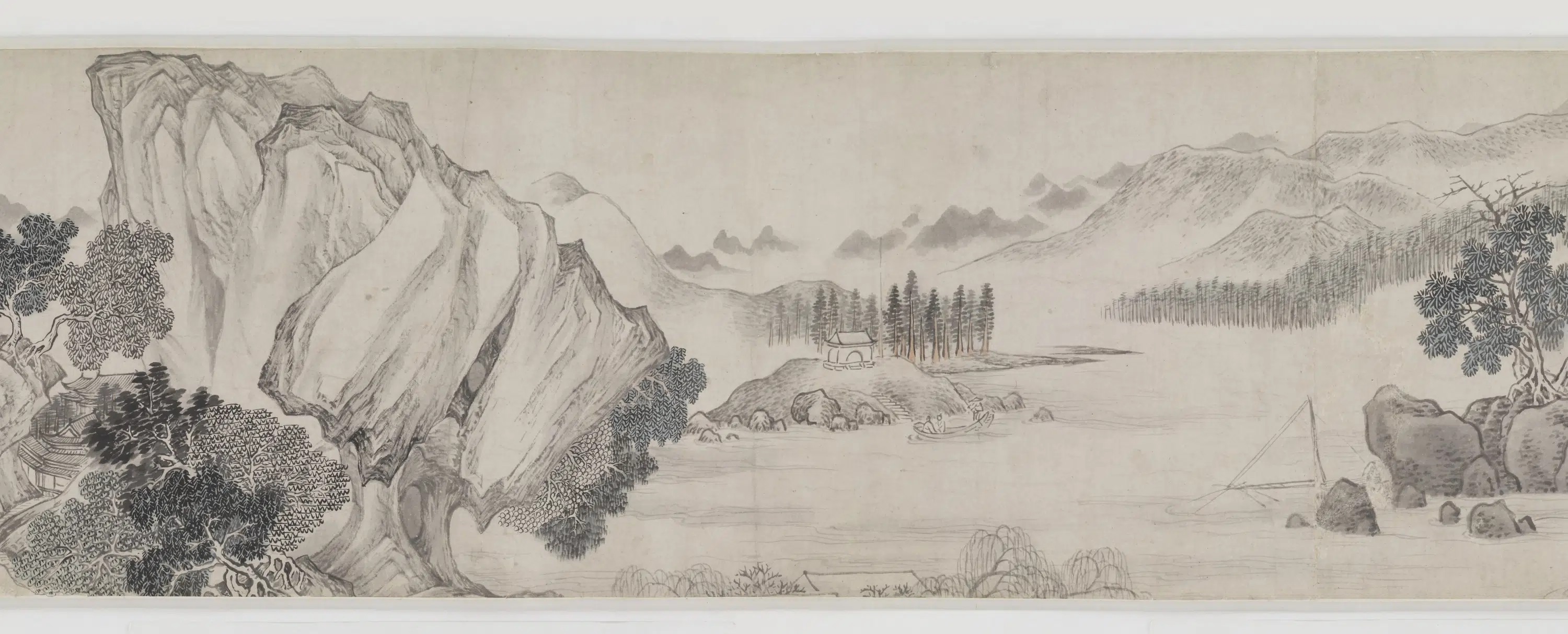 明朝【魏之璜】《仿古各大家山水长卷》 第3张