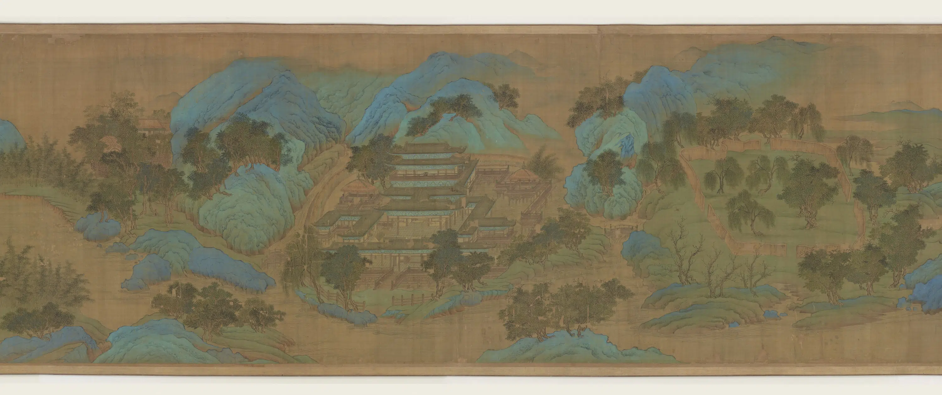 宋朝【赵伯驹】《辋川图卷》 第5张