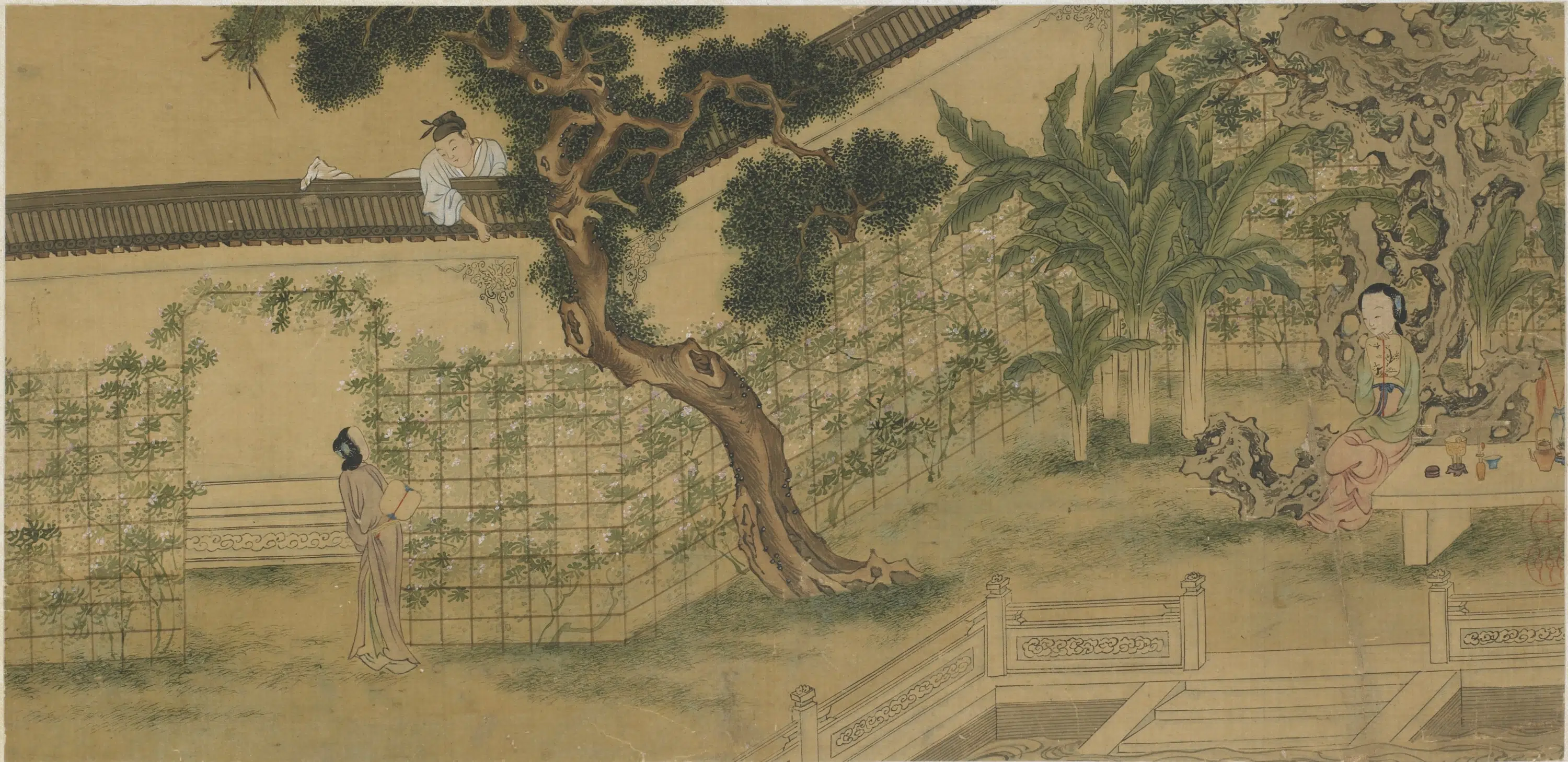 明朝【仇英】《西厢记图册》