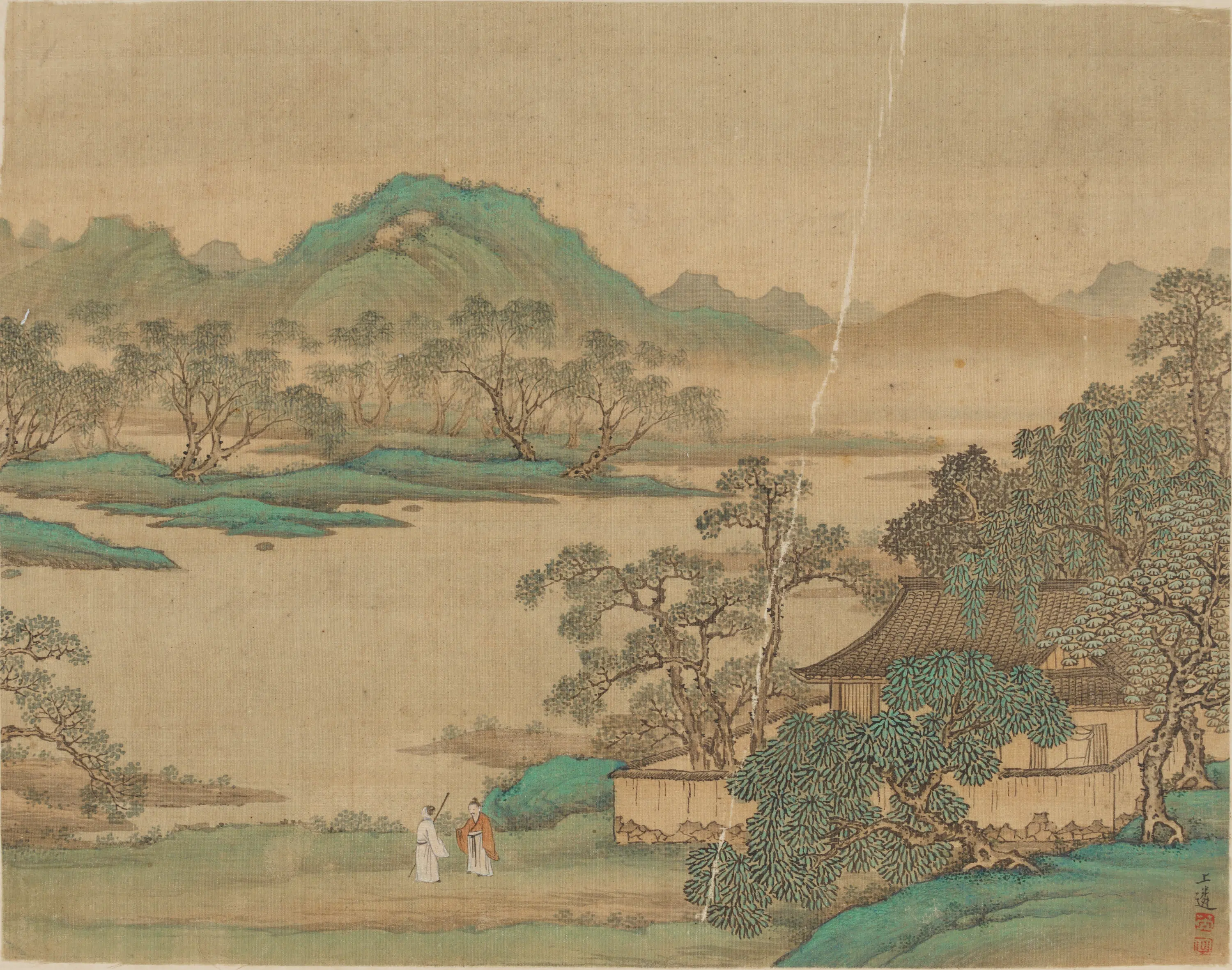 清朝【万上遴】《山水图册》 第2张