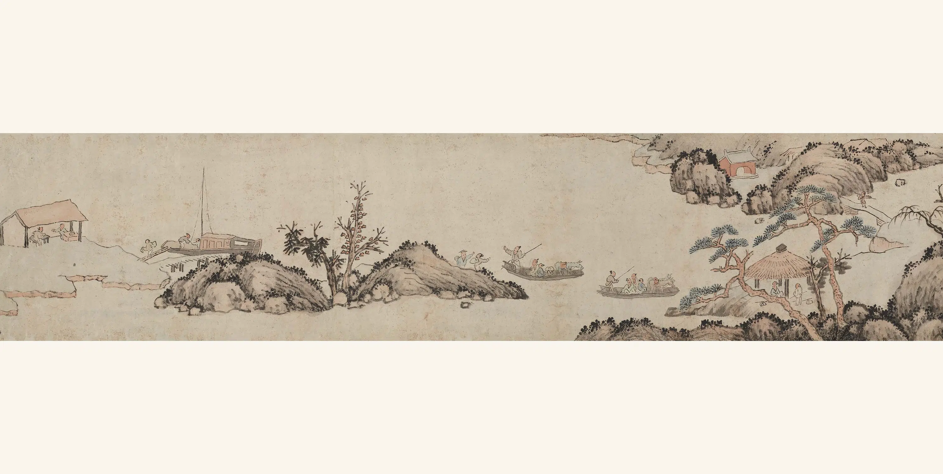清代【赖镜】《山光帆影图》 第3张 清代【赖镜】《山光帆影图》 第3张