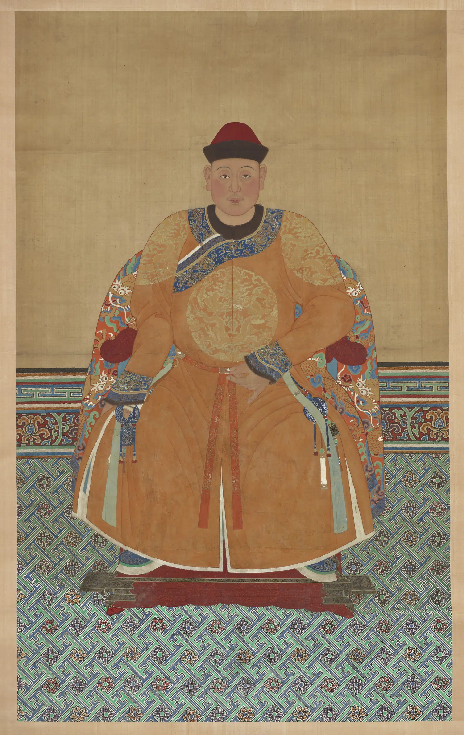 《礼亲王代善肖像》