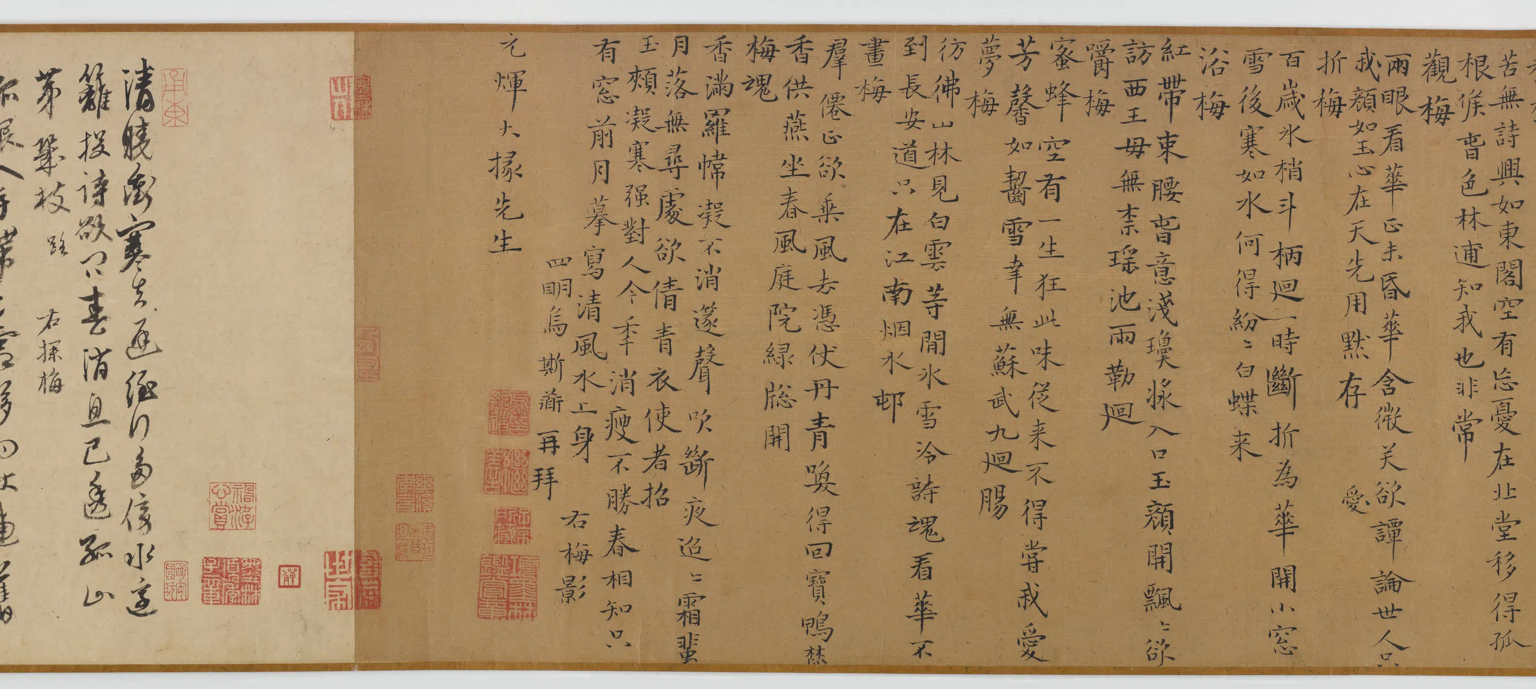 宋朝【王岩叟】《墨梅（梅花）图卷》 第3张