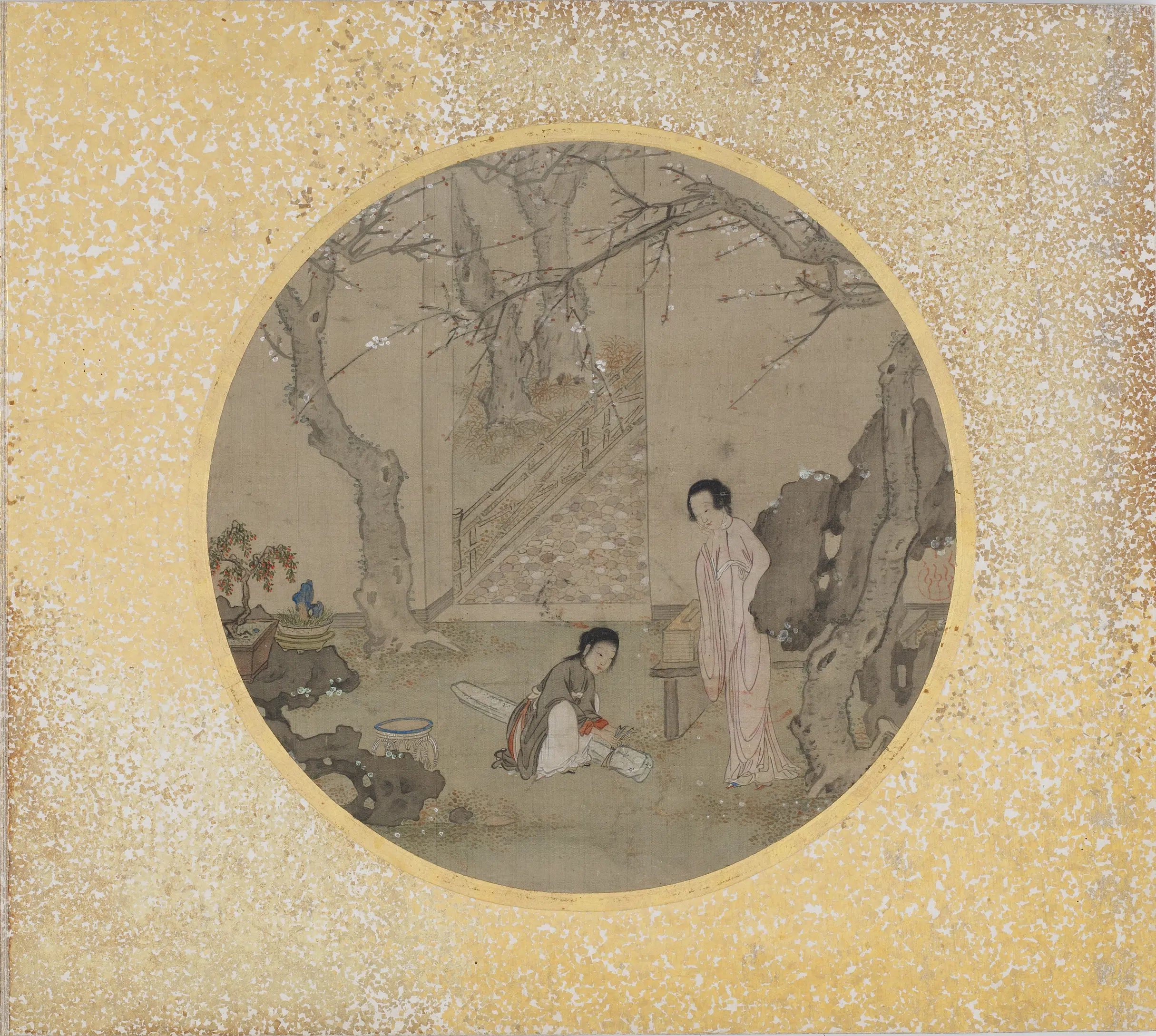 清朝【孙璜】《人形之图册（仇英笔）》 第10张