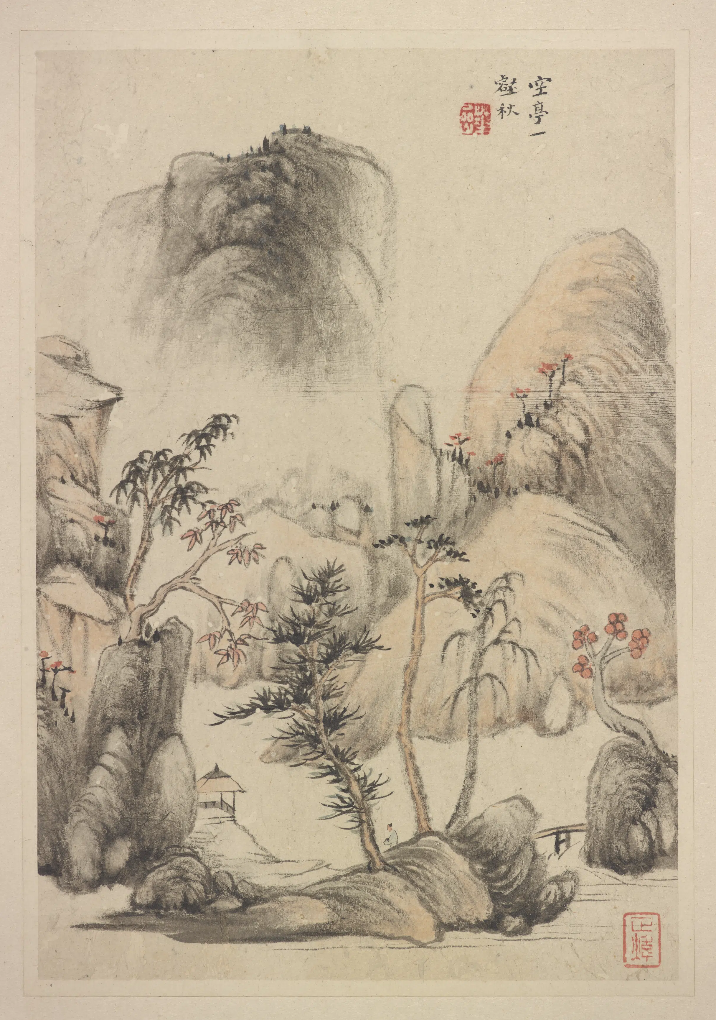清朝【华岩】《新罗山人山水神品册》 第18张 清朝【华岩】《新罗山人山水神品册》 第18张
