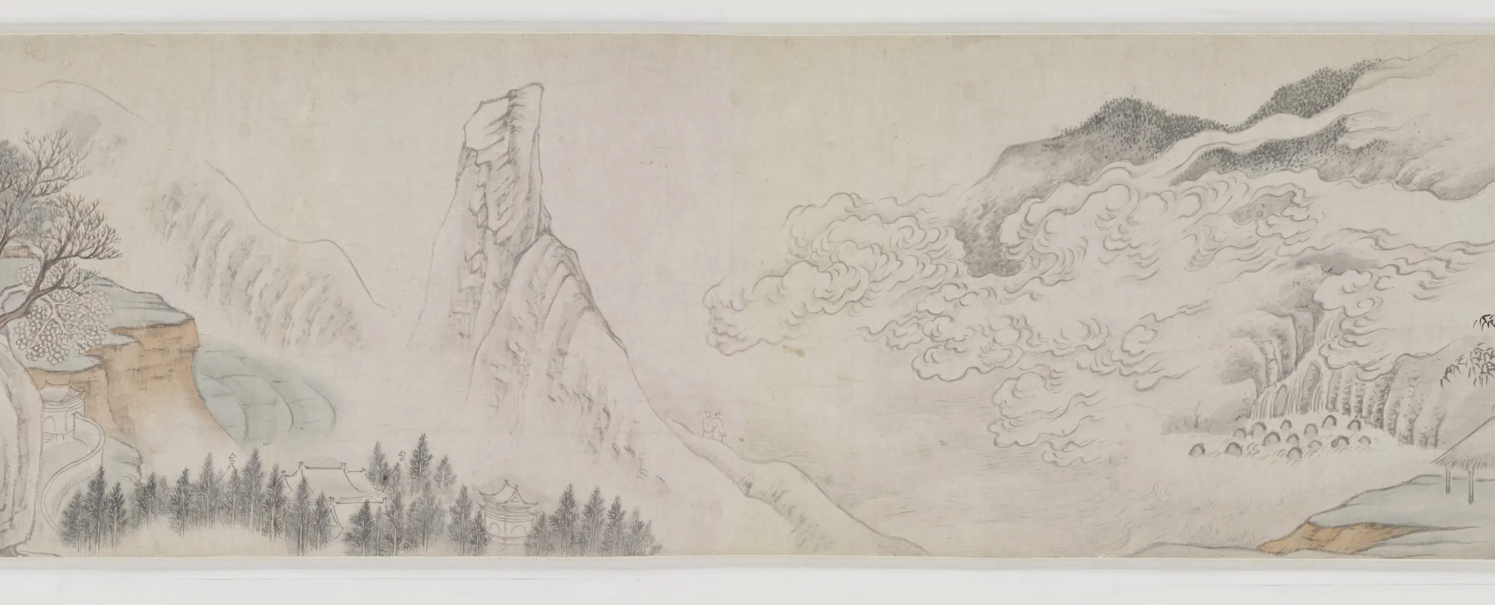 明朝【魏之璜】《仿古各大家山水长卷》 第14张