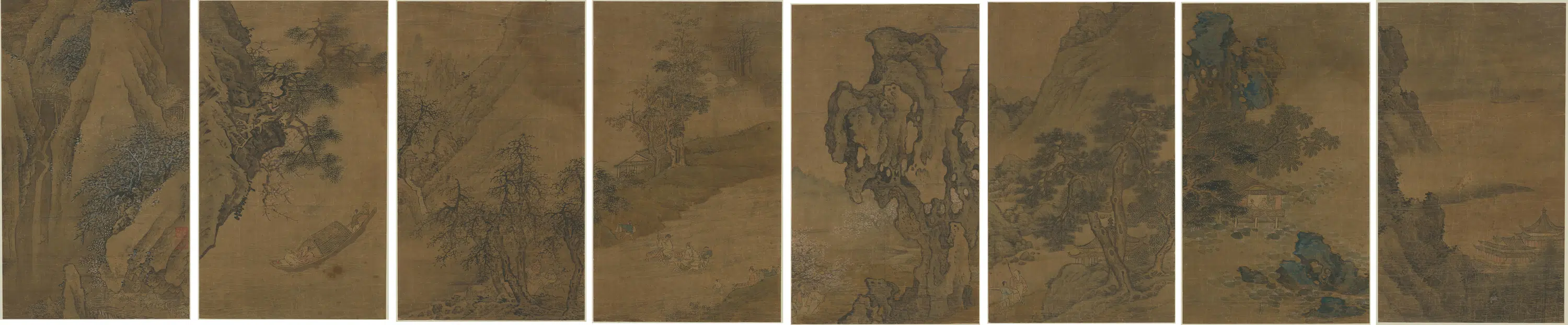 清代【章声】《山水册》