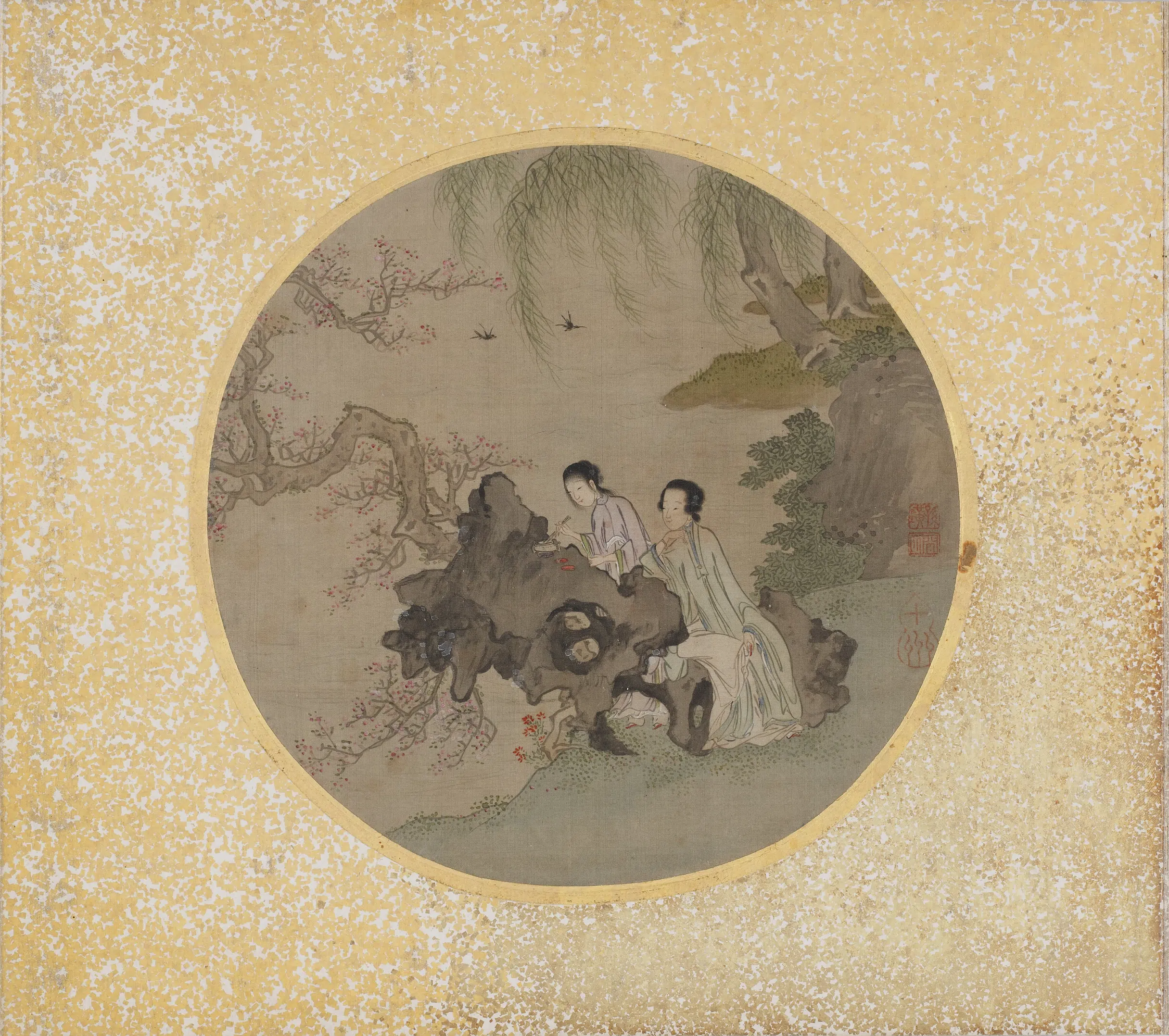 清朝【孙璜】《人形之图册（仇英笔）》 第11张