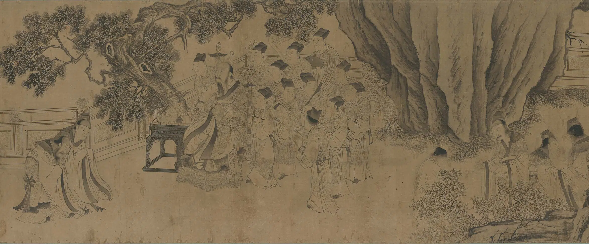 清代【佚名】《图卷柏梁台画》 第4张