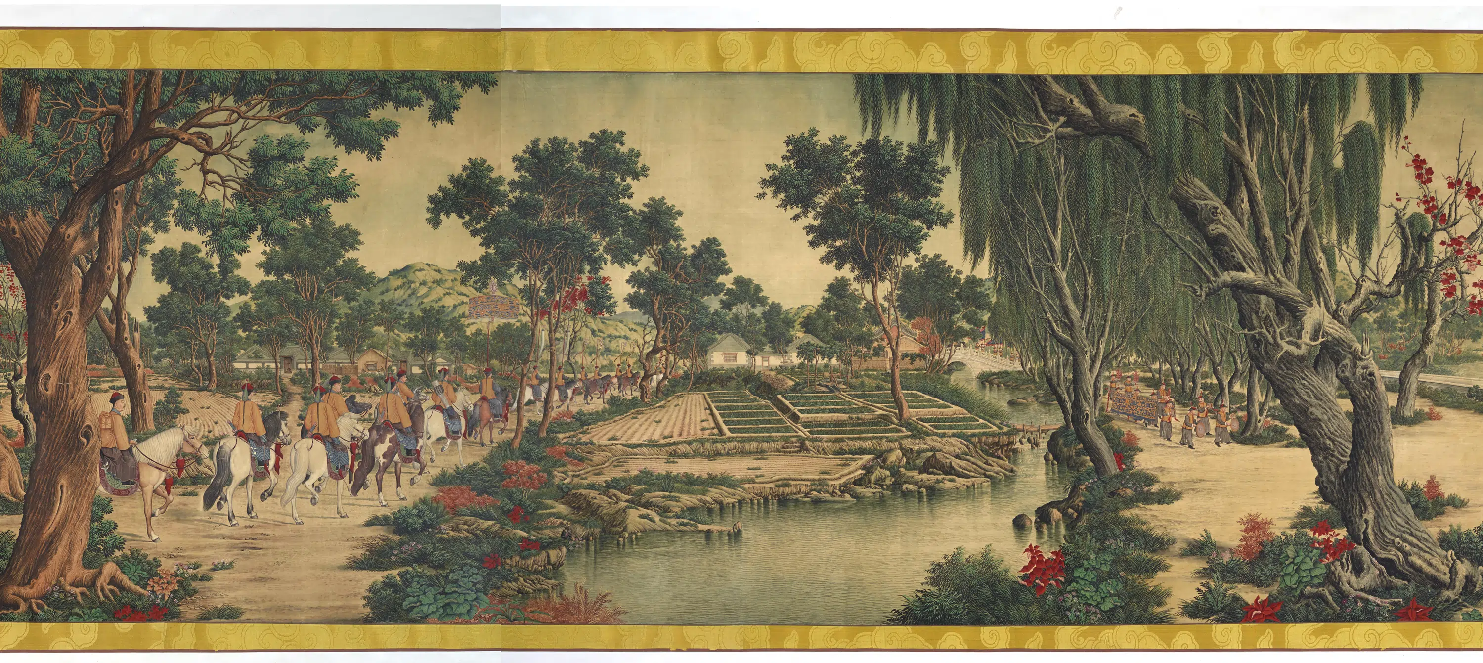 清朝【郎世宁】《南巡图卷》 第5张