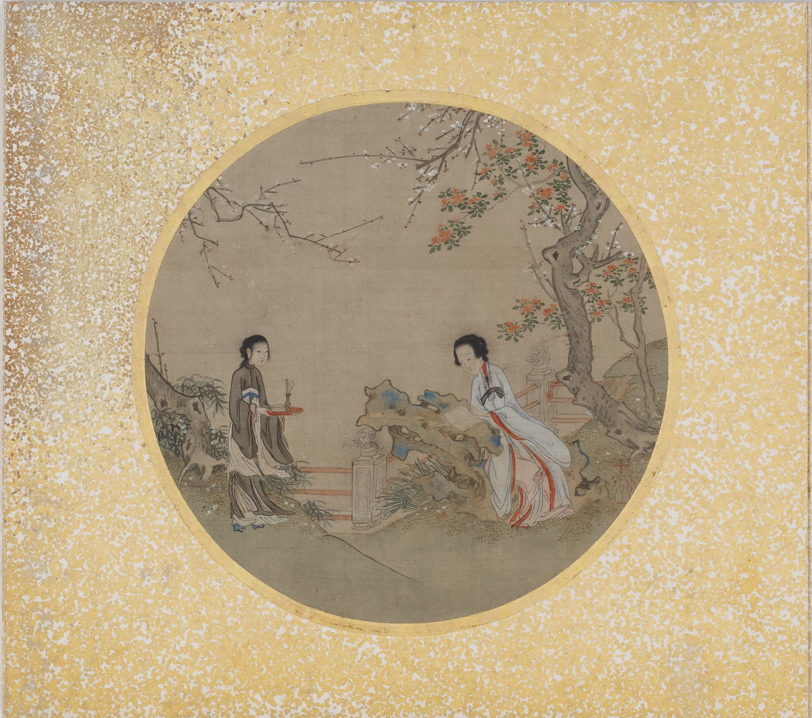 清朝【孙璜】《人形之图册（仇英笔）》 第9张