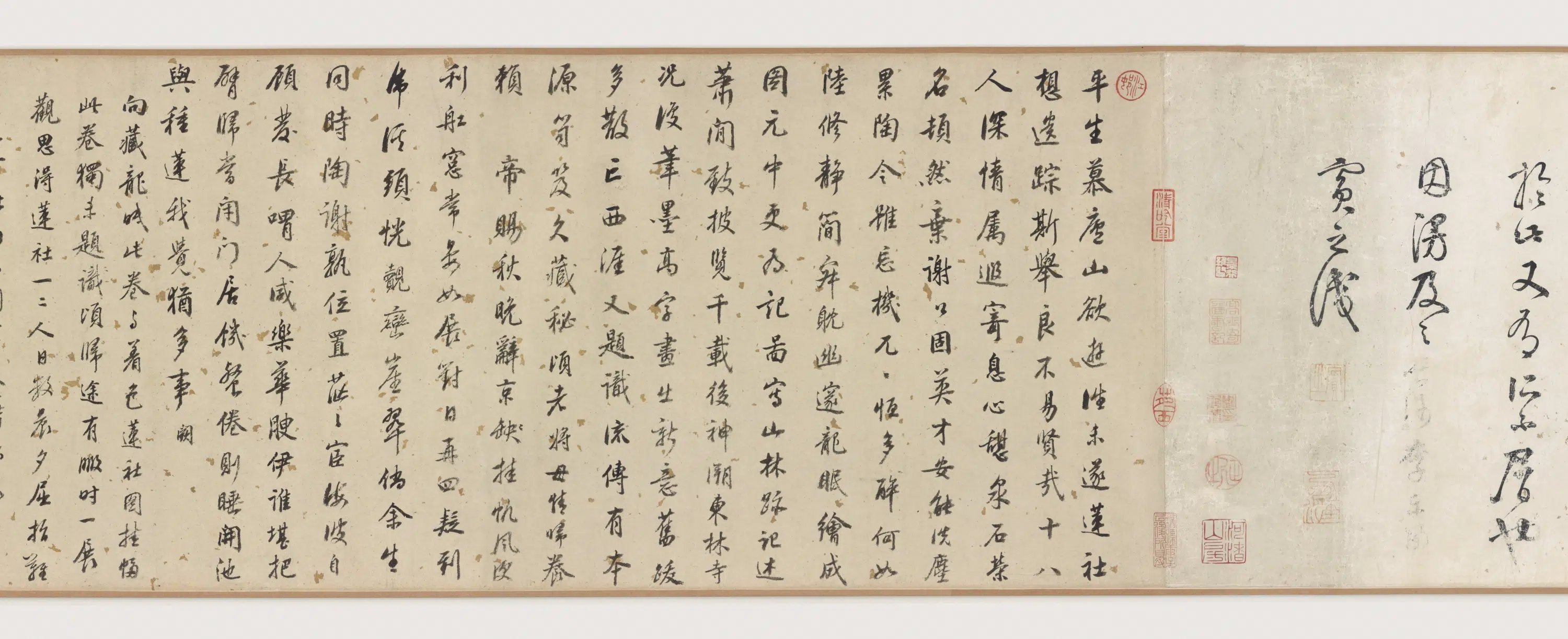 宋朝【李公麟】《莲社图卷》 第8张