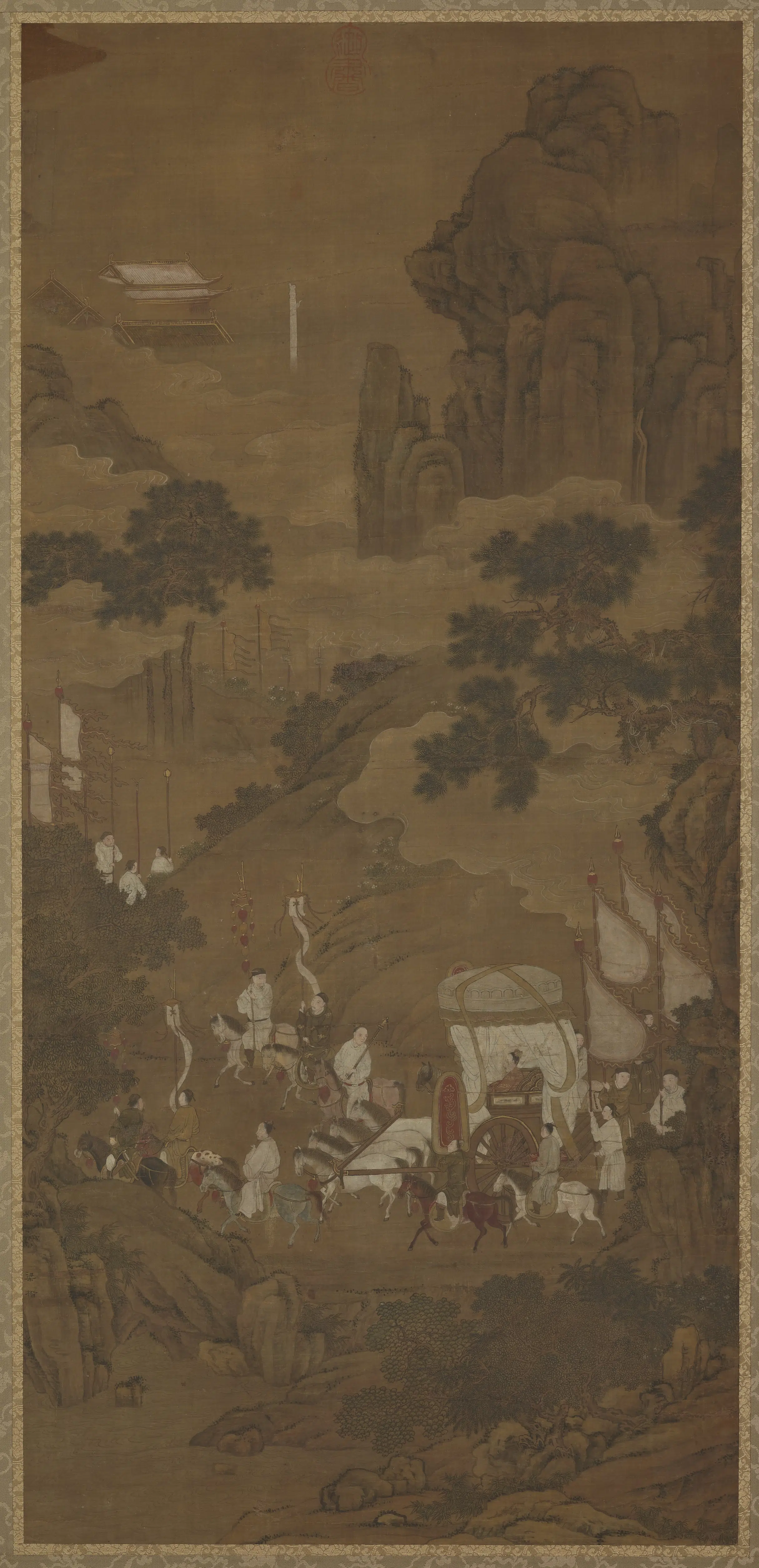 《晋文公复国图》