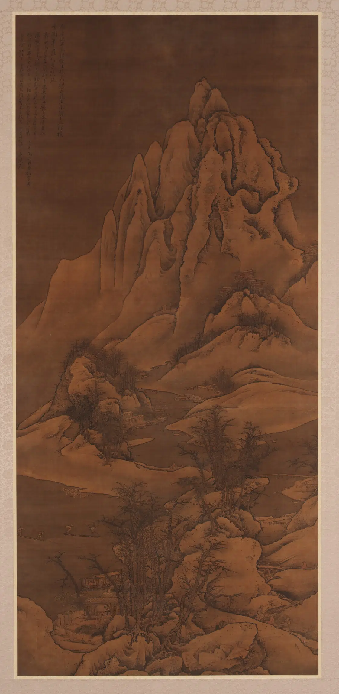 清朝【李寅】《仿郭熙雪景图》