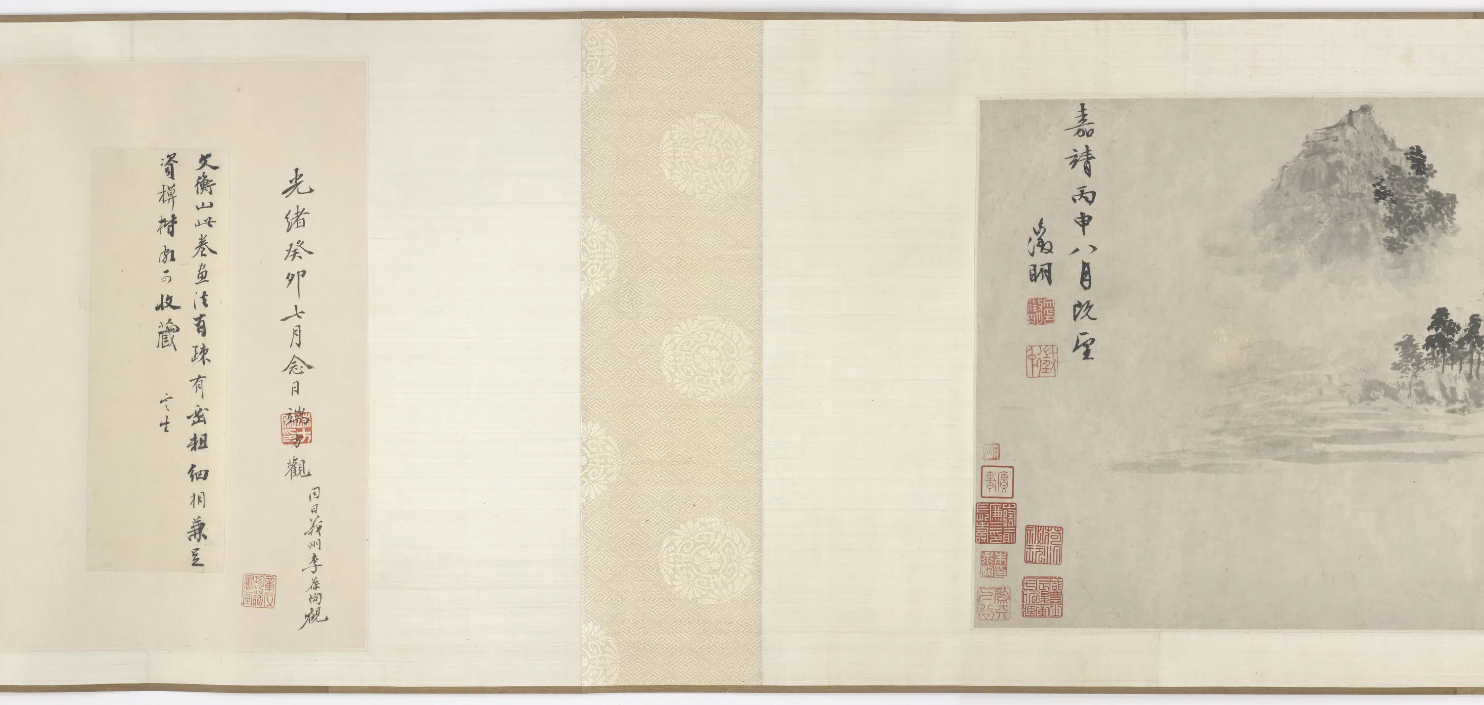 明朝【文征明（文征明）】《山水图卷》