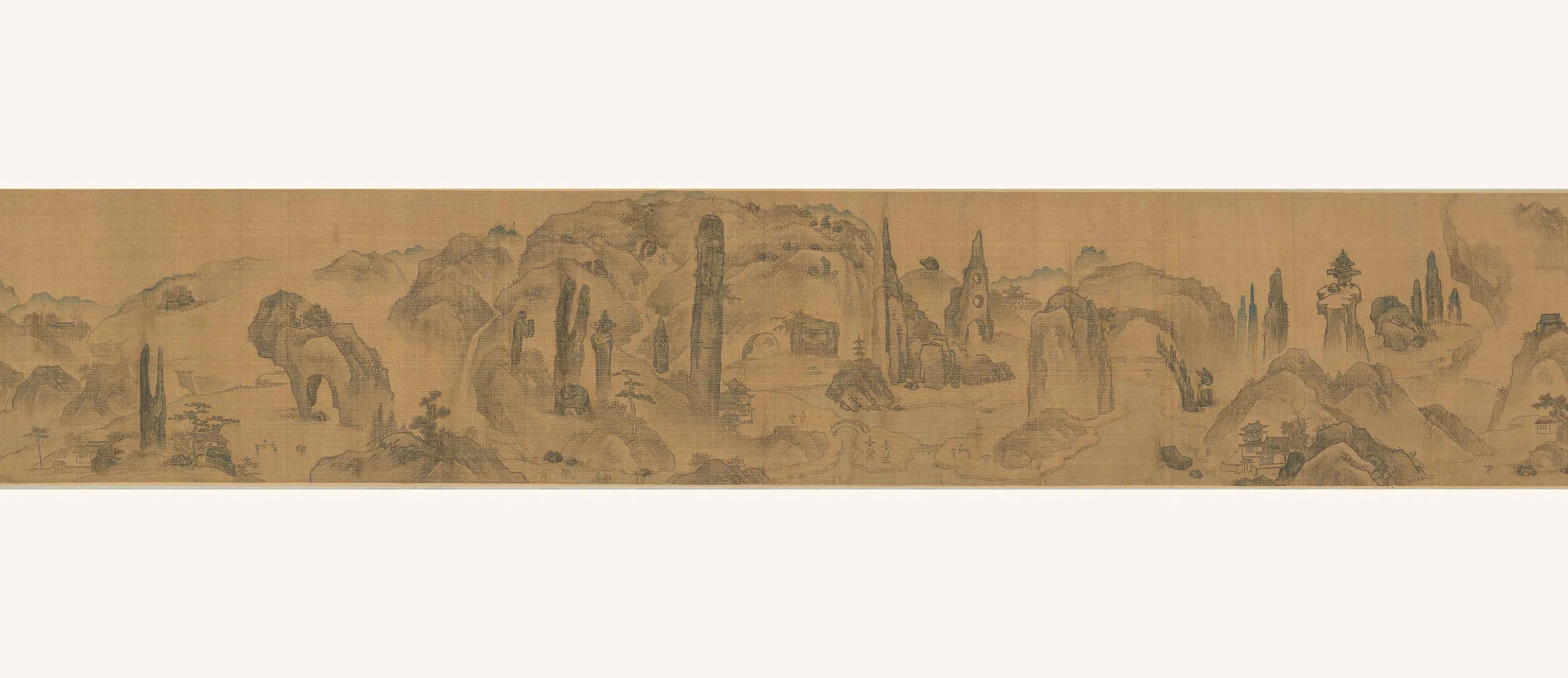 清代【佚名】《地图天台雁荡图卷》 第5张