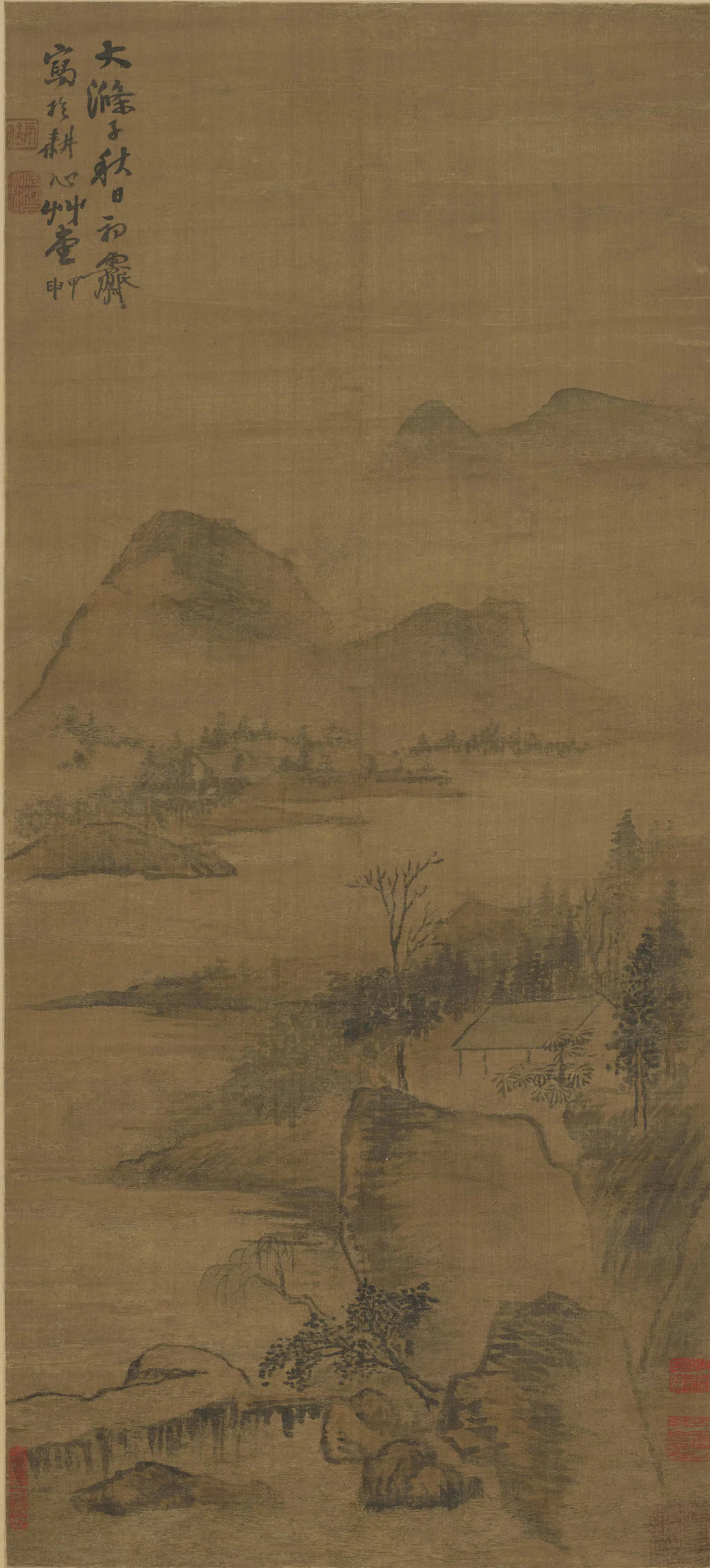 清代【石涛】《秋日初霁图》