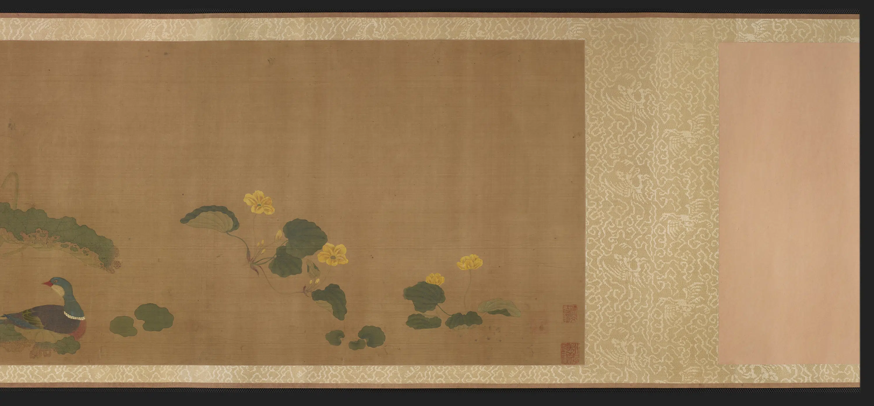 宋朝【赵昌】《花禽鸭鹑图卷》 第4张