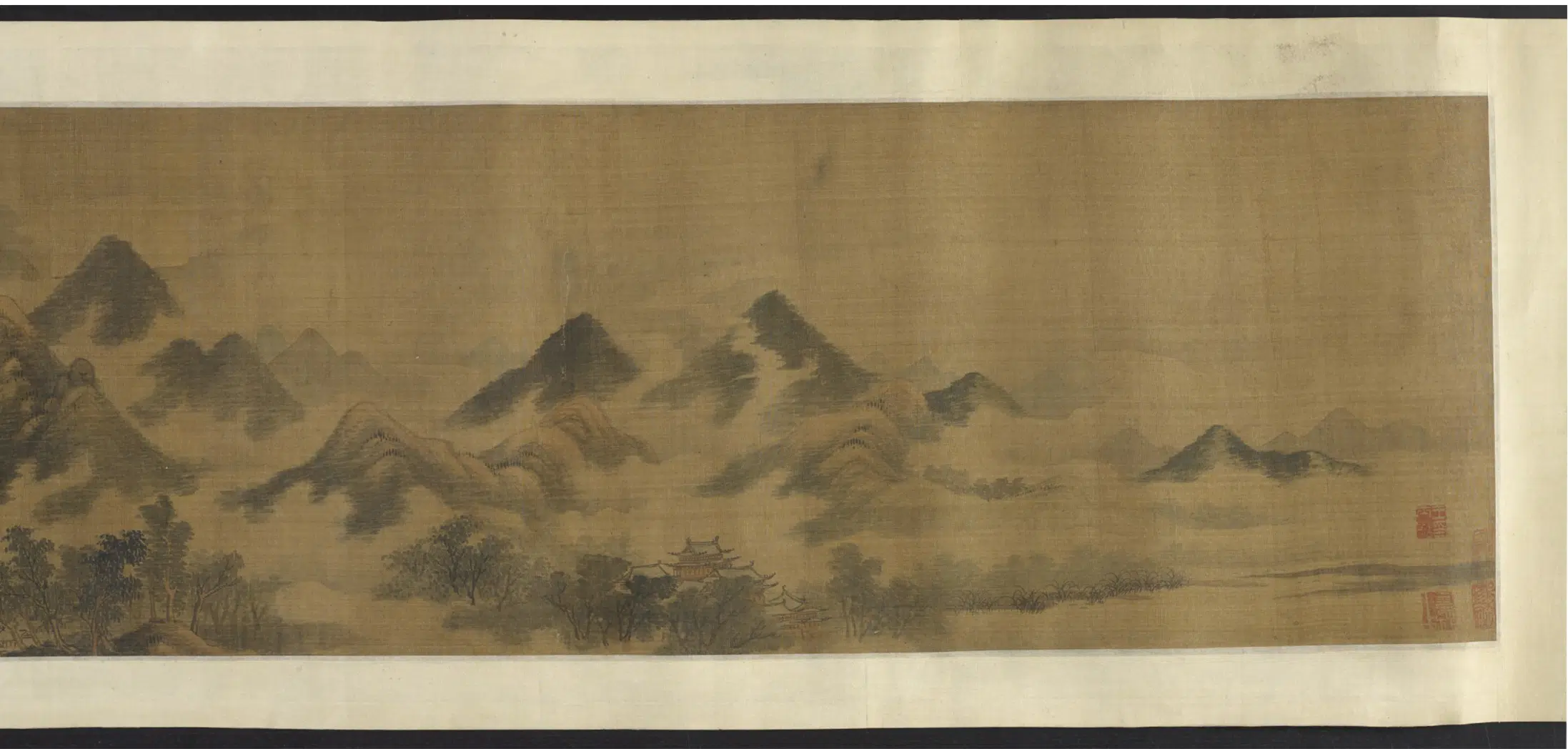 元朝【高克恭】《云山图卷》 第4张