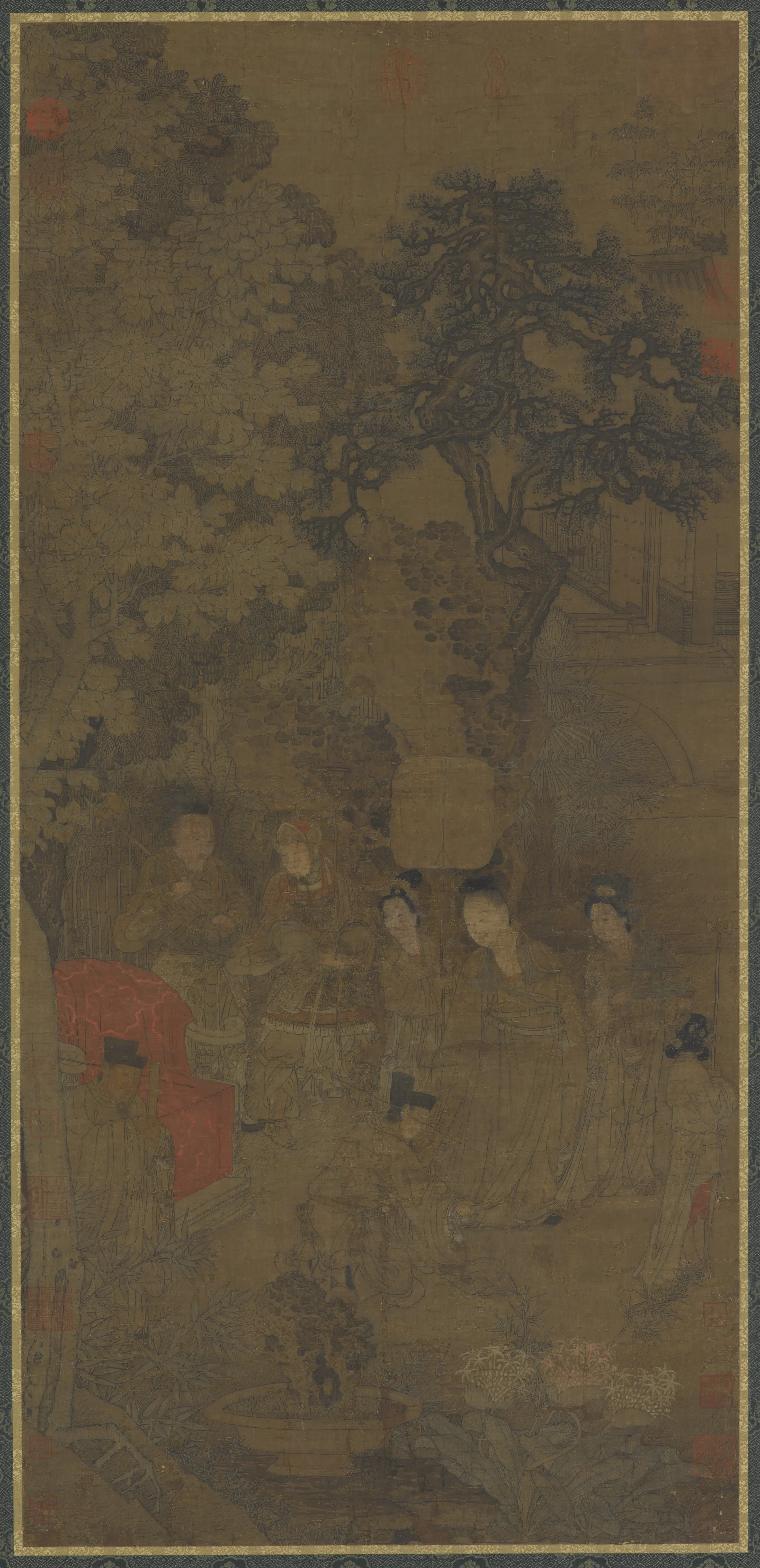 《辛毗引裾图》