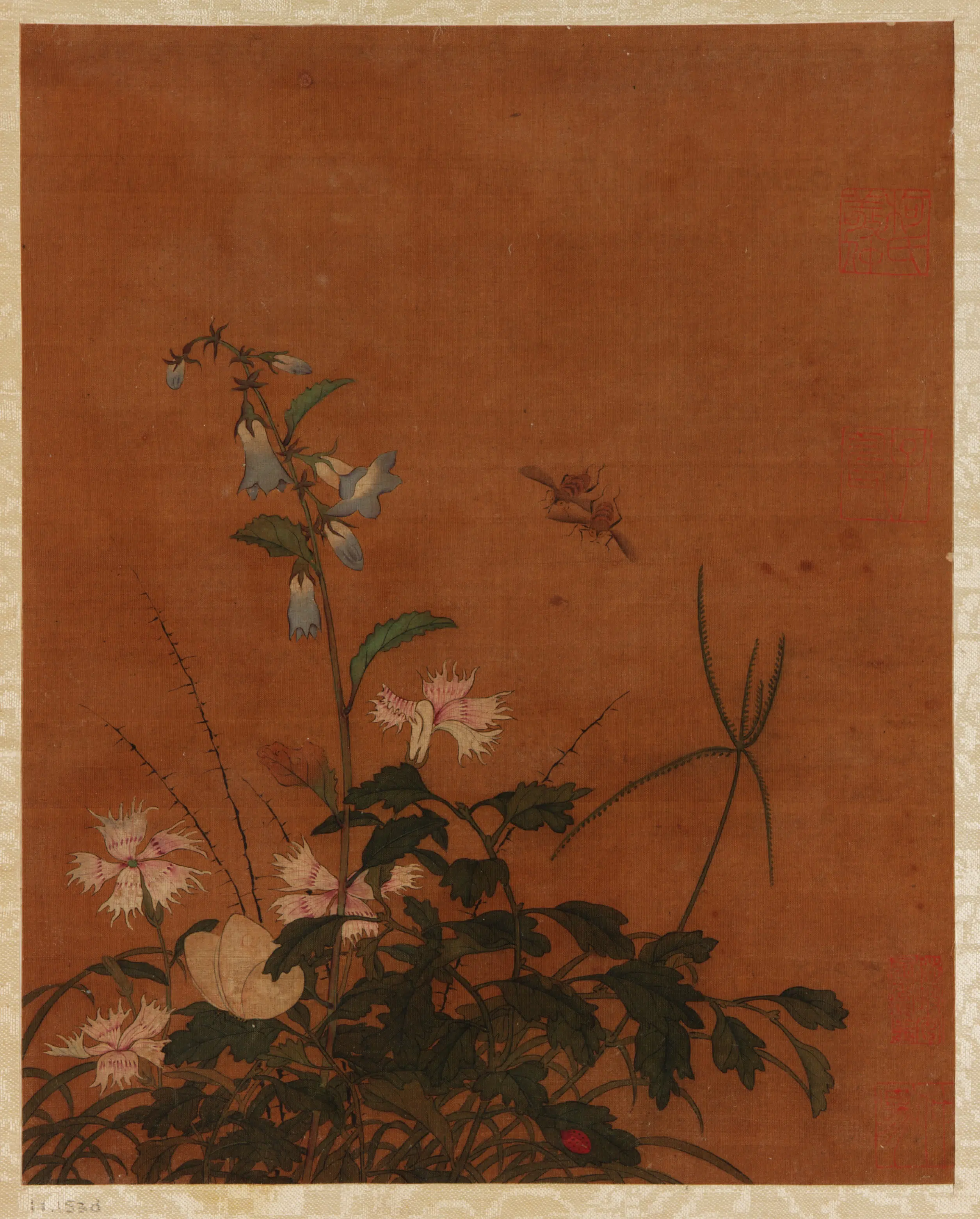 【佚名】《花鸟水果画册》 第4张