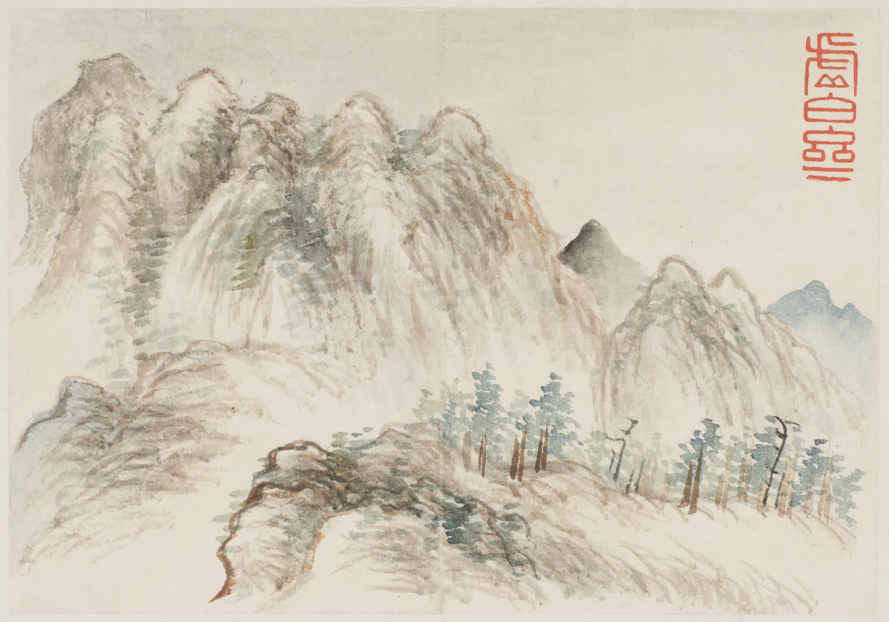 清朝【董邦达】《东山画册》 第8张