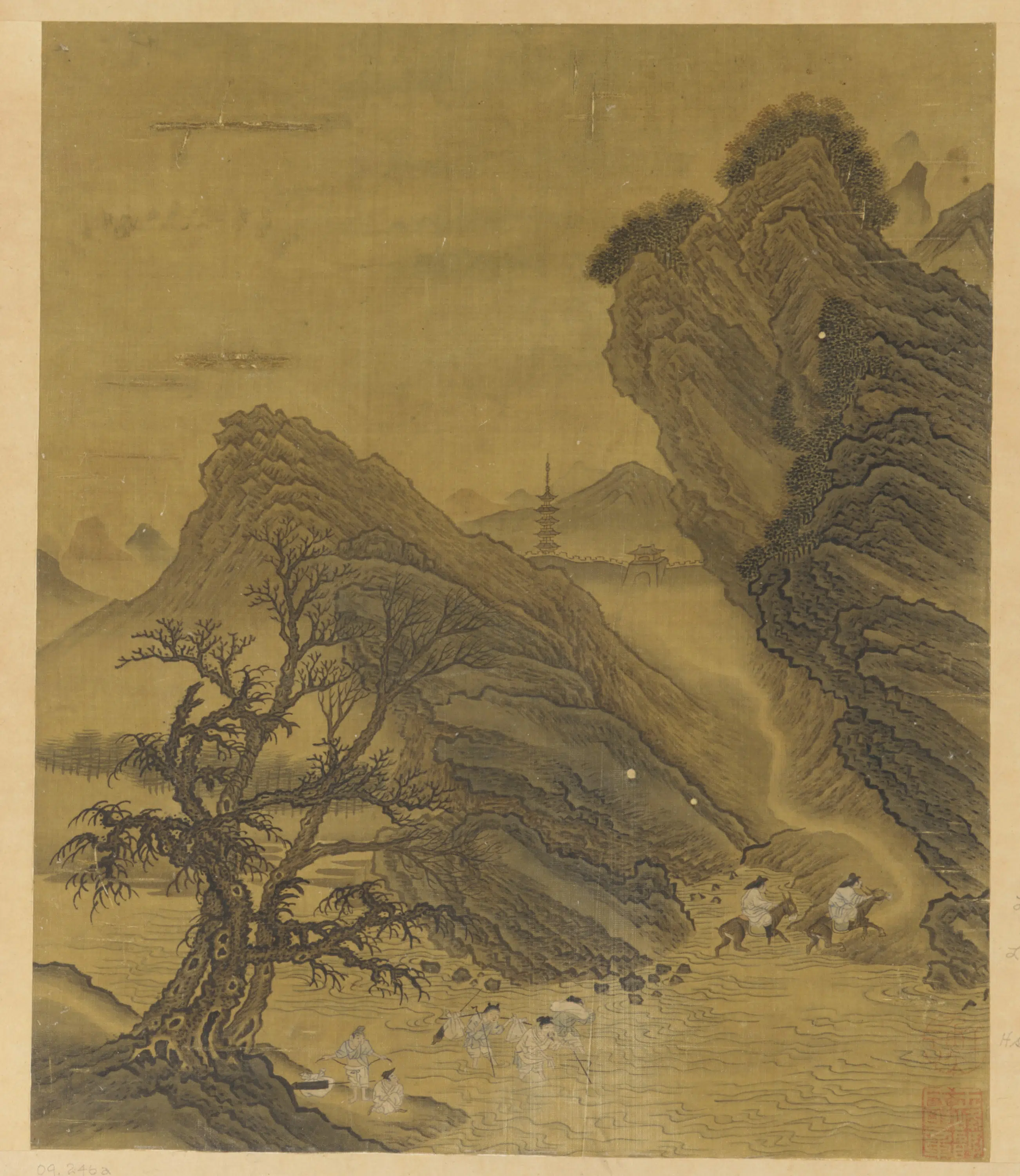《溪山涉旅图》