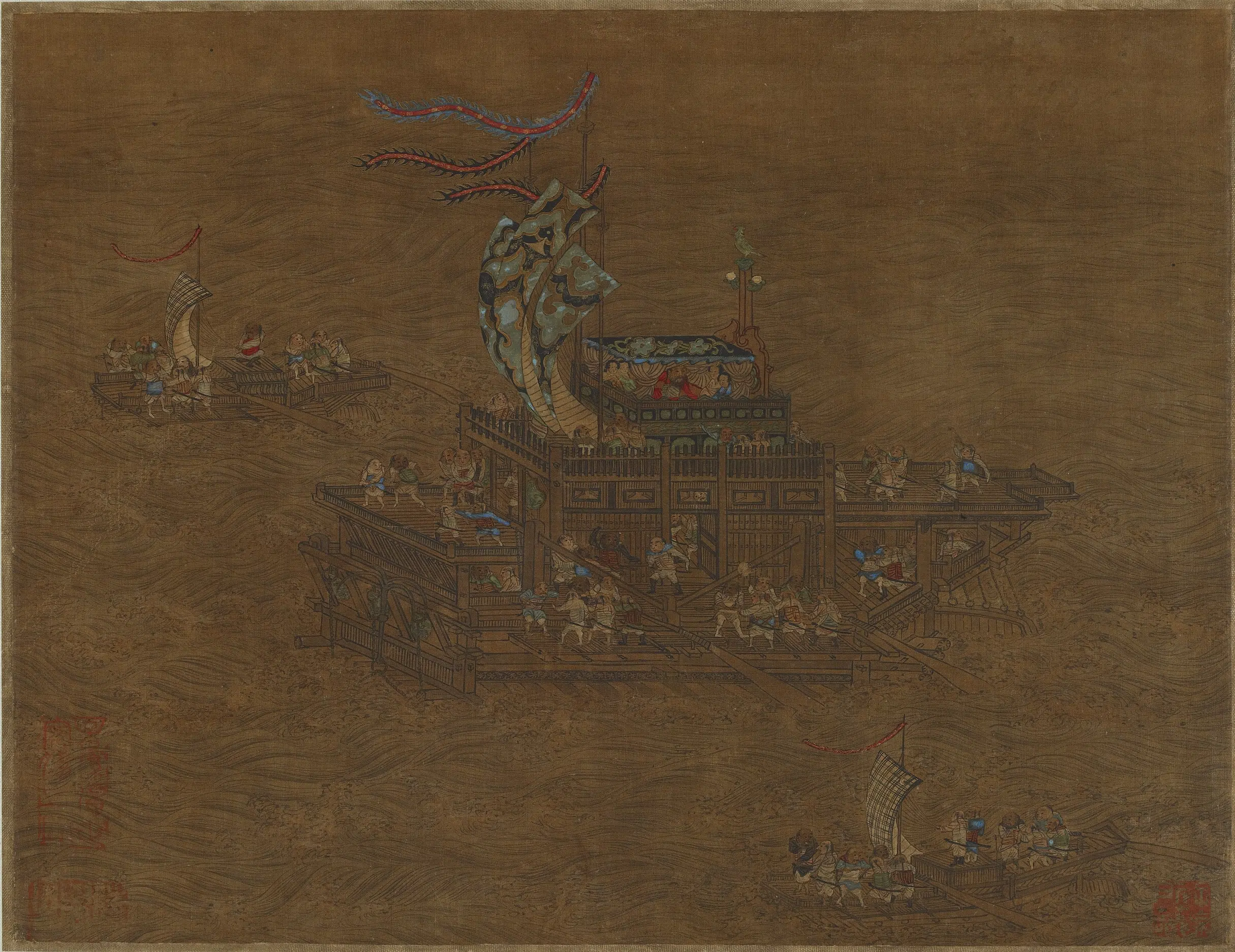《海上御舟图》