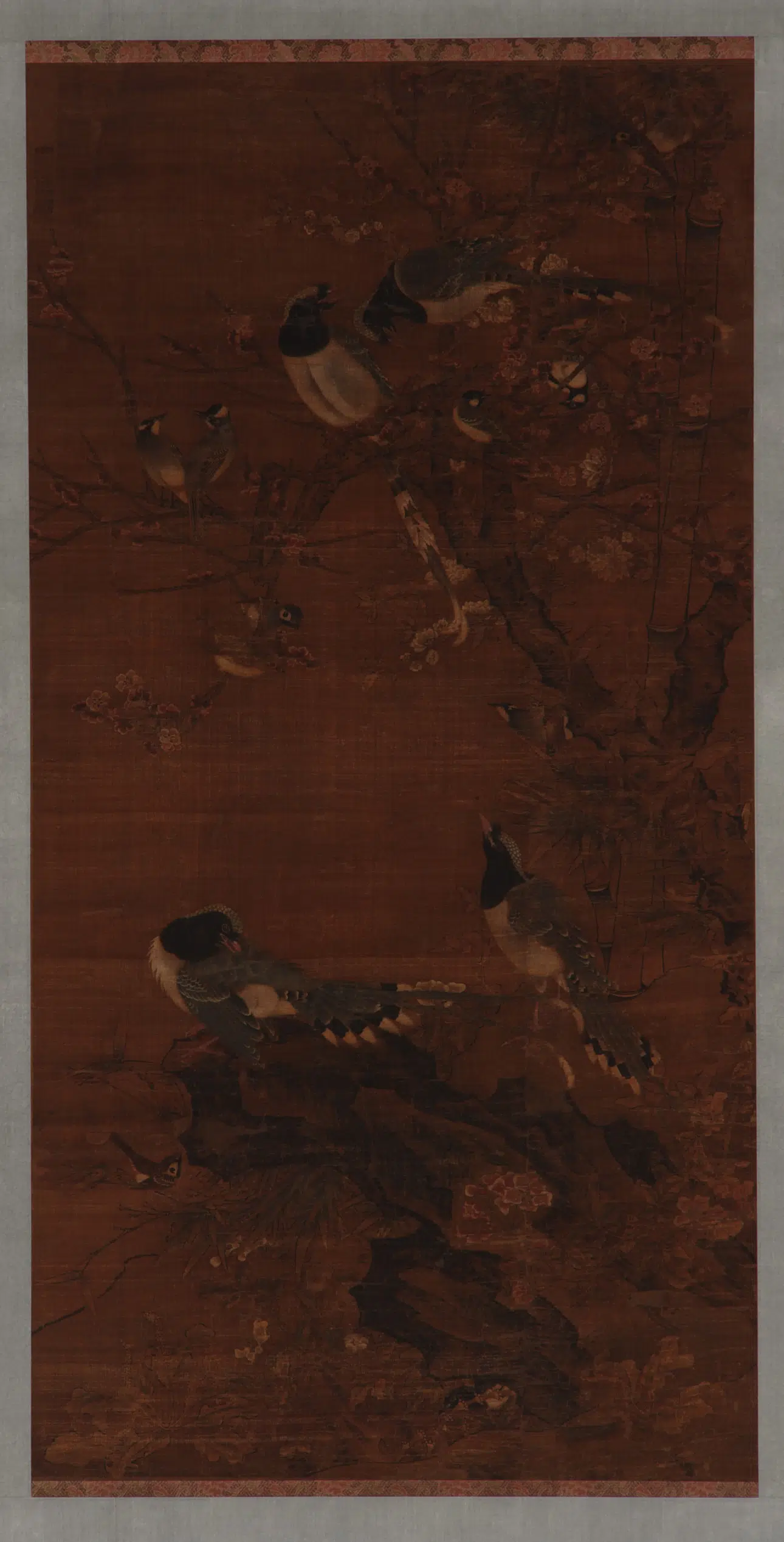 明朝【边景昭（文进）】《初夏花鸟图》 第1张