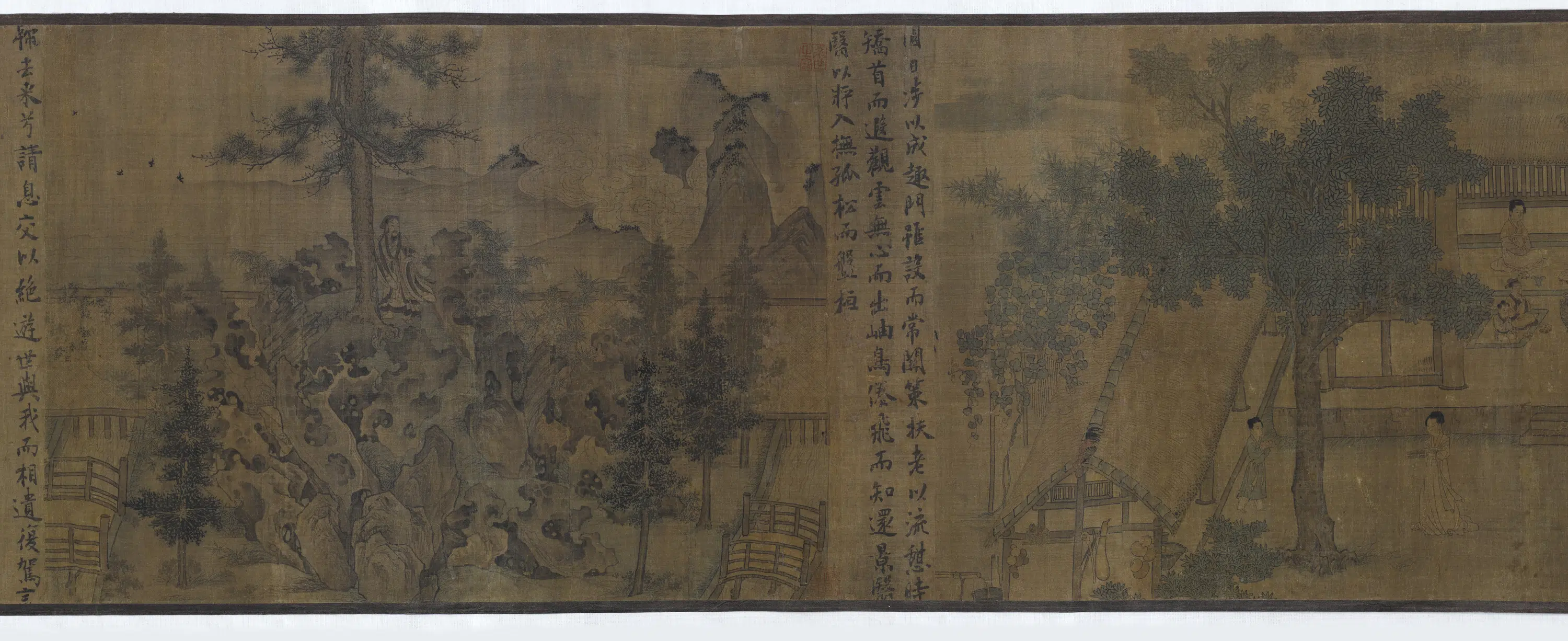 宋朝【李公麟】《陶渊明归隐图》 第8张 宋朝【李公麟】《陶渊明归隐图》 第8张