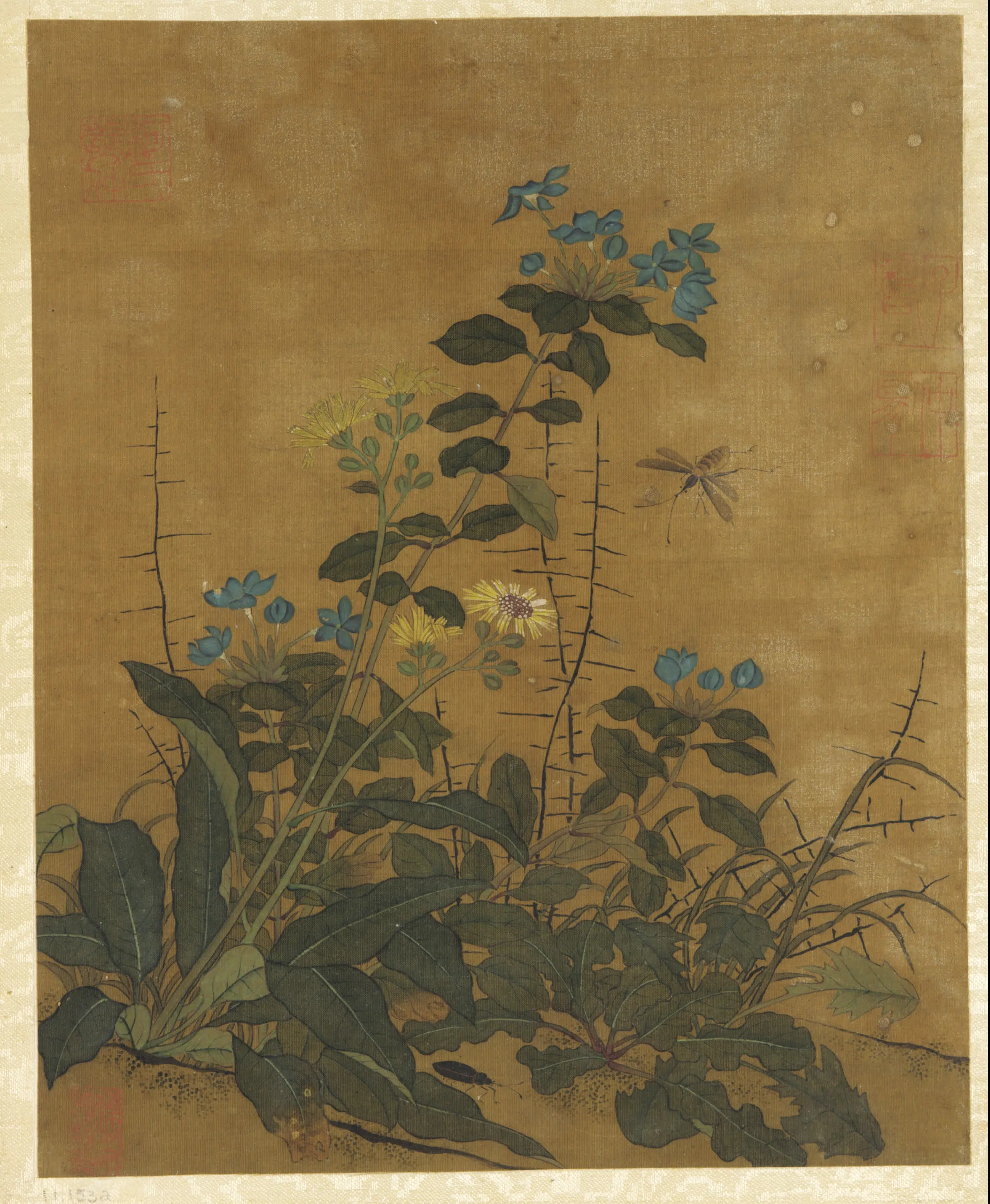 【佚名】《花鸟水果画册》