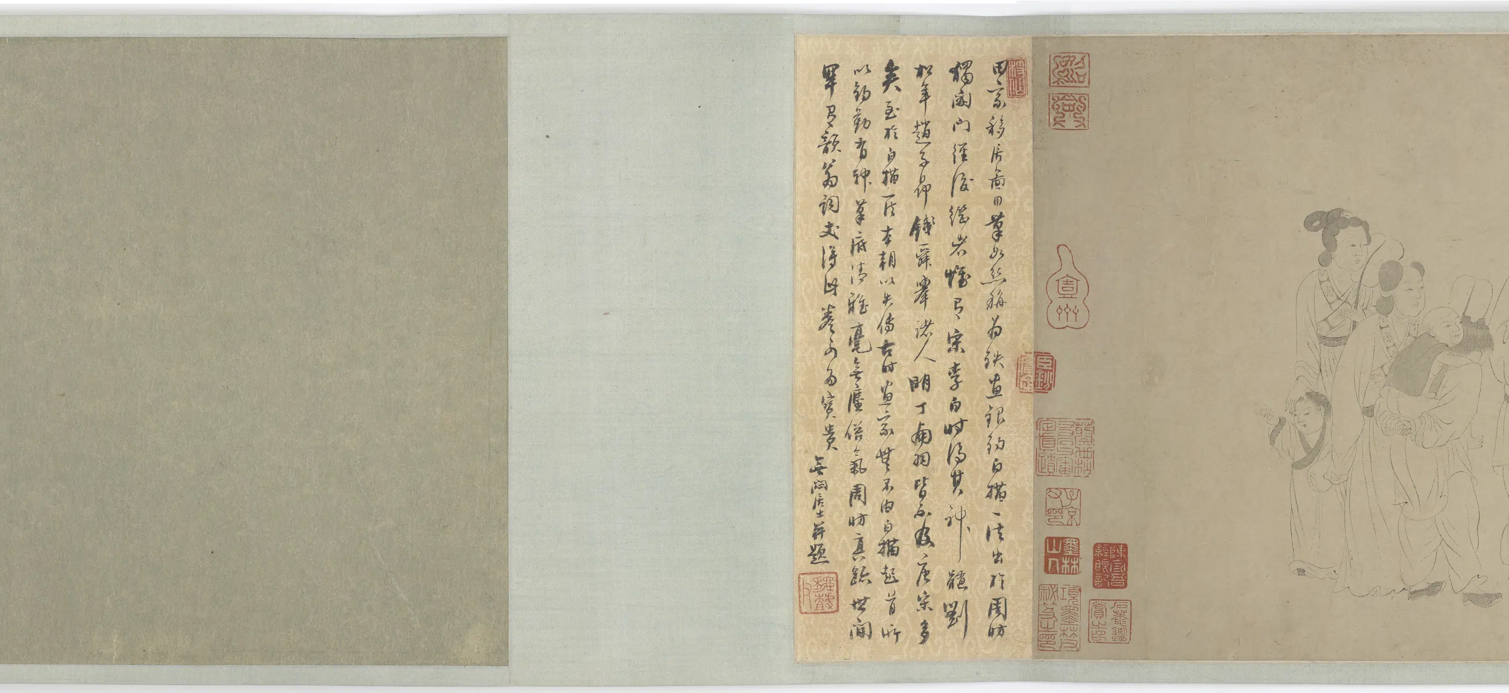 唐朝【周昉】《田家移居图》