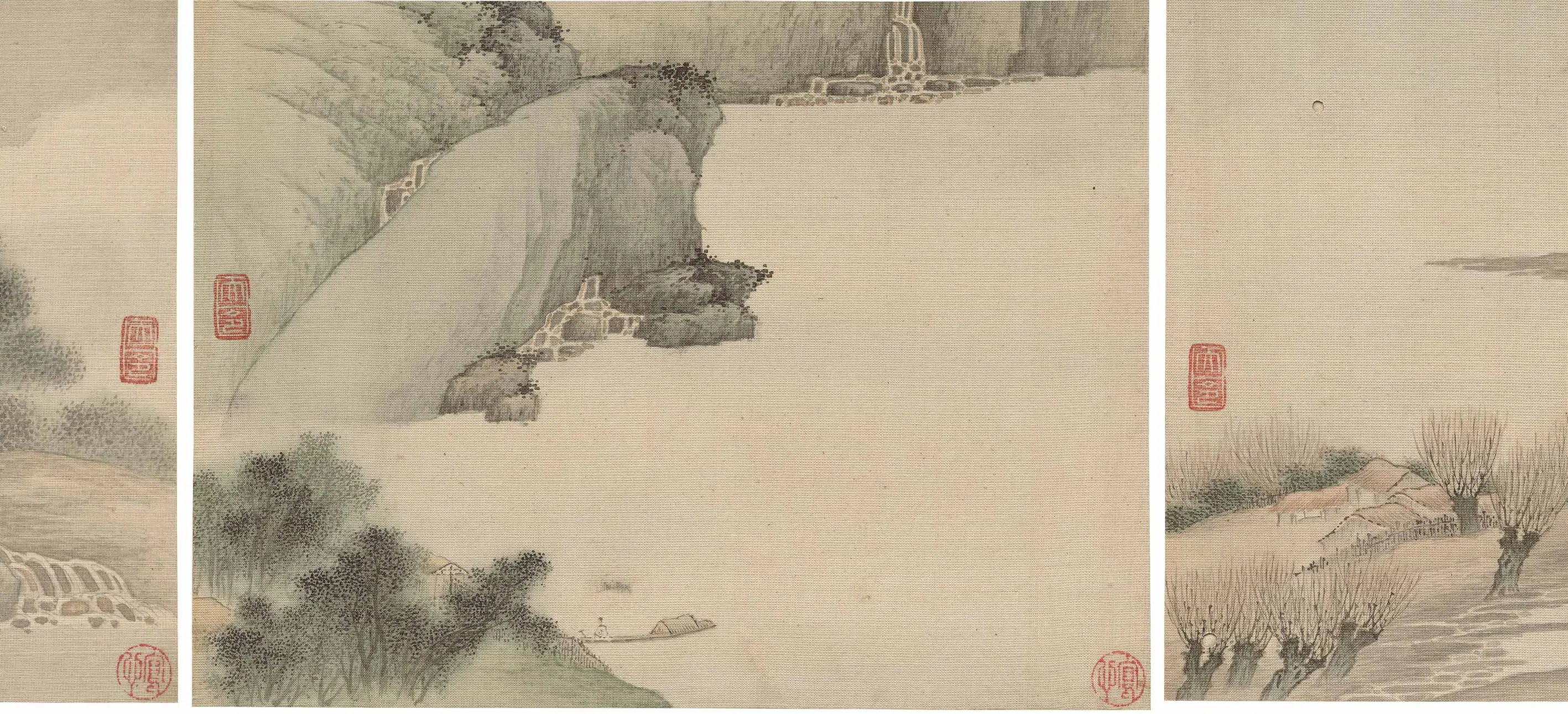 清代【谢荪】《山水写心册》 第4张