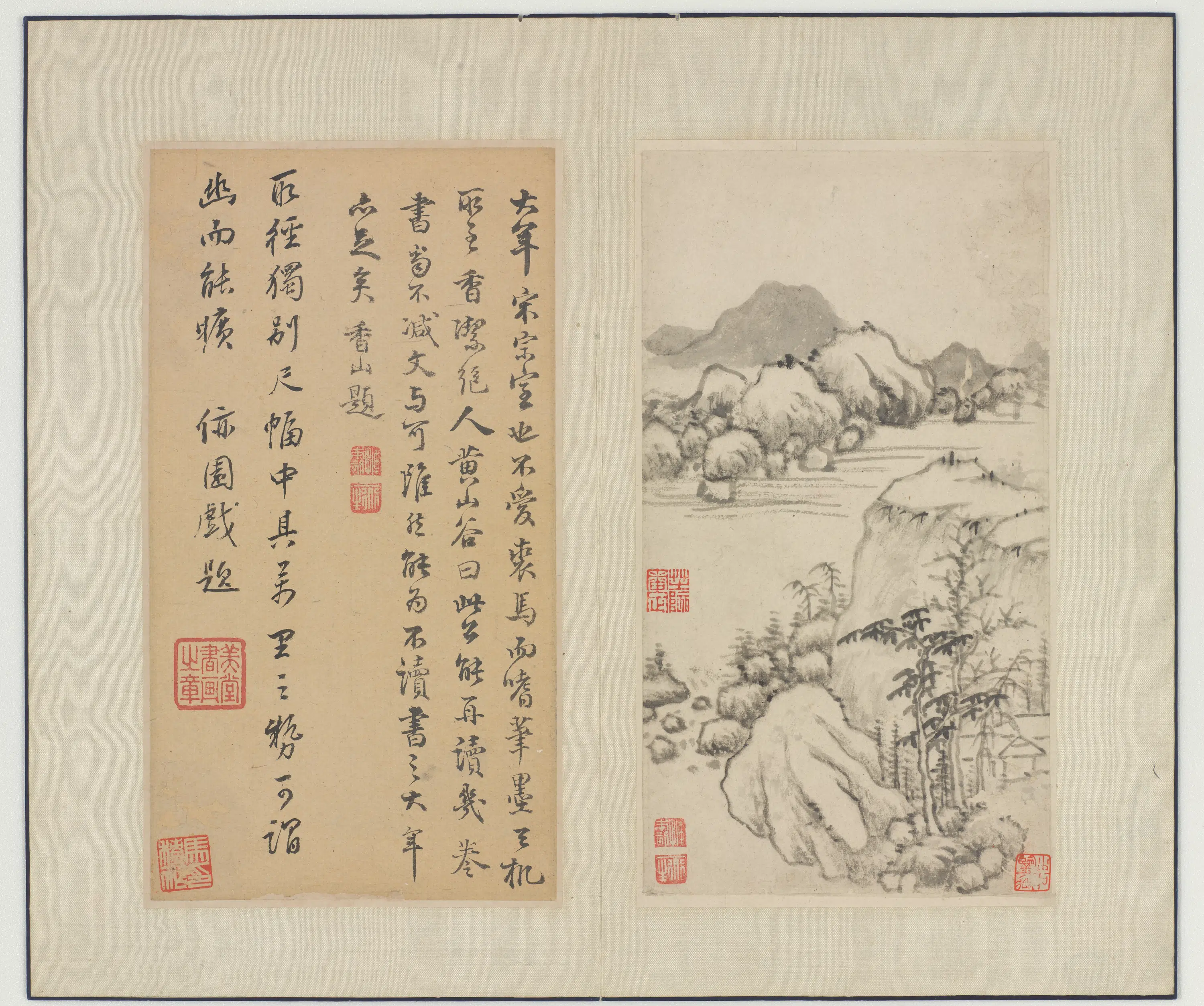 明朝【恽向】《恽香山山水真迹册》 第10张