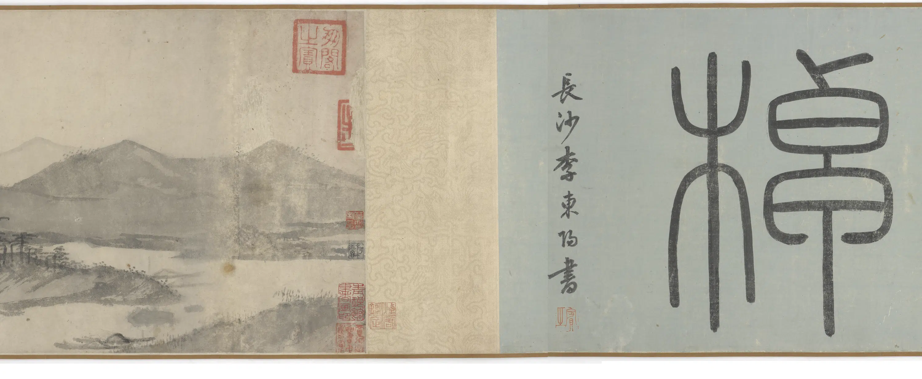 宋朝【夏圭（珪）】《晴江归棹图卷》 第7张