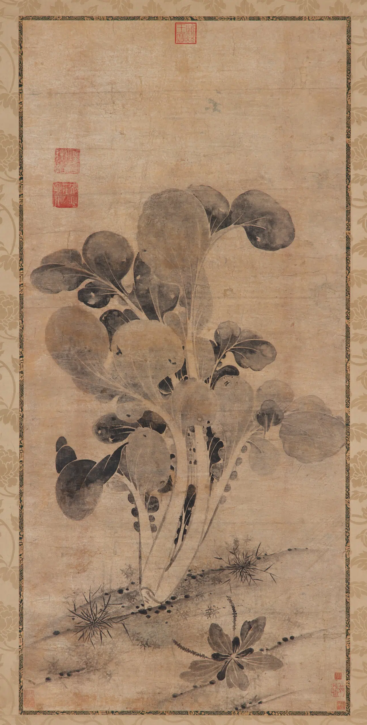 宋朝【高怀宝】《白菜图》