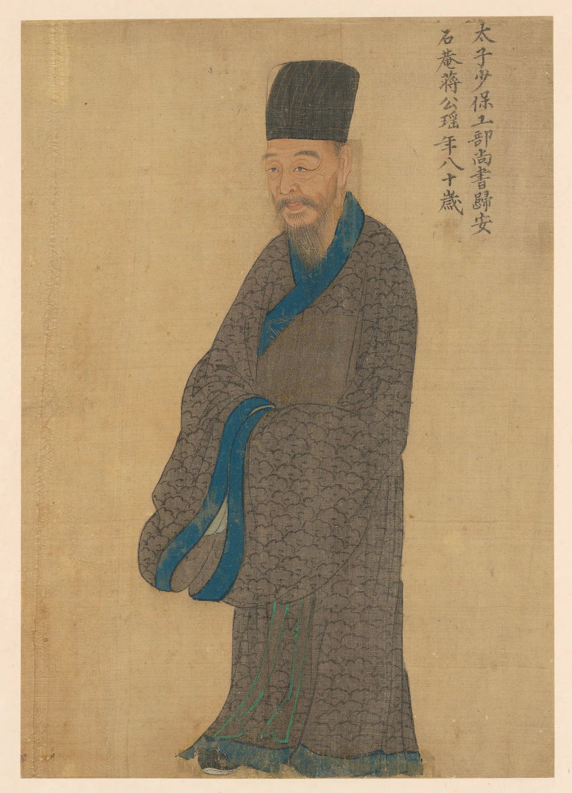 明朝【蒋瑶】《岘山逸老图》